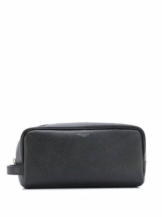 Luxury Saint Laurent Trending 2025 Men's Beauty Case in Black | 6093471GF0N