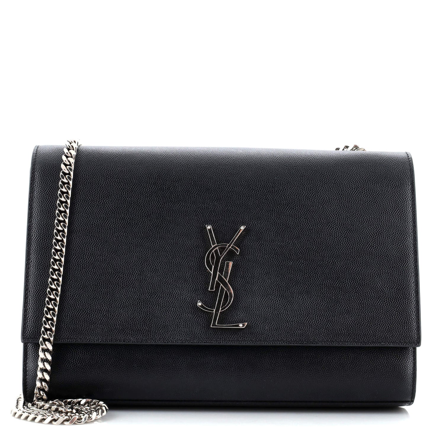 Luxury Saint Laurent Trending 2025 Classic Monogram Crossbody Bag Grainy Leather Large
