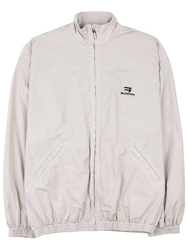Luxury Balenciaga Trending 2025 Logo Technical Track Jacket Beige