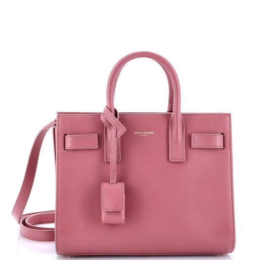Luxury Saint Laurent Trending 2025 Sac de Jour Bag Leather Nano