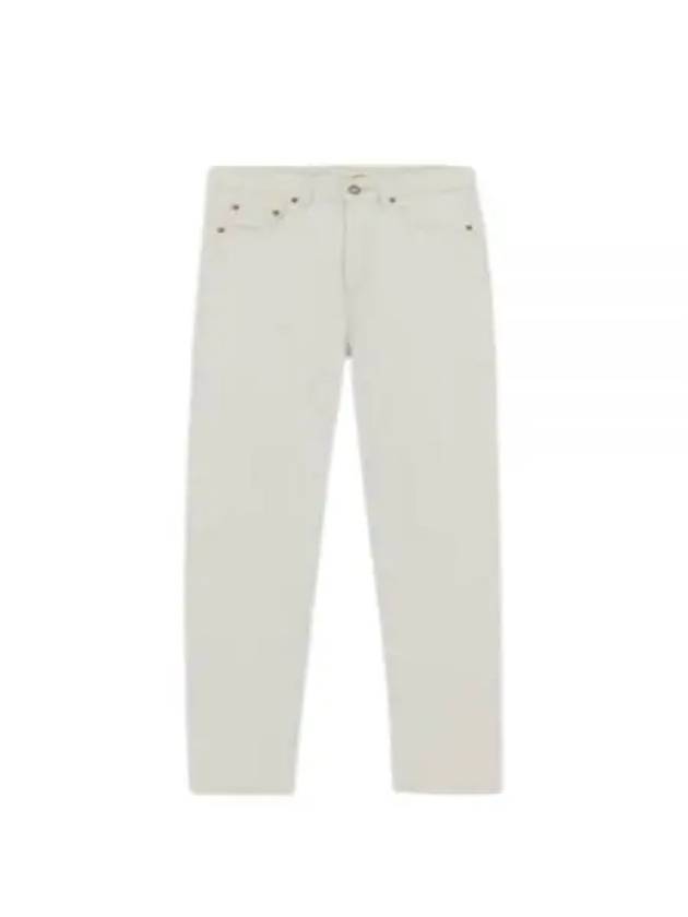 Luxury Saint Laurent Trending 2025 Slim Fit Denim Jeans Chalk White