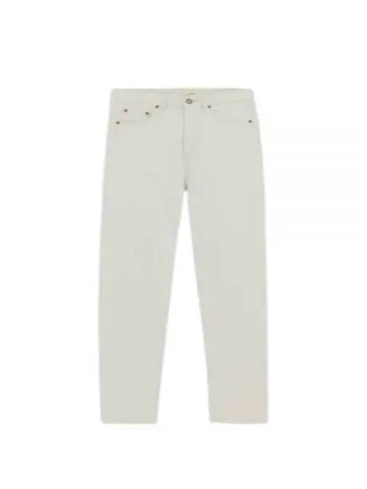 Luxury Saint Laurent Trending 2025 Slim Fit Denim Jeans Chalk White
