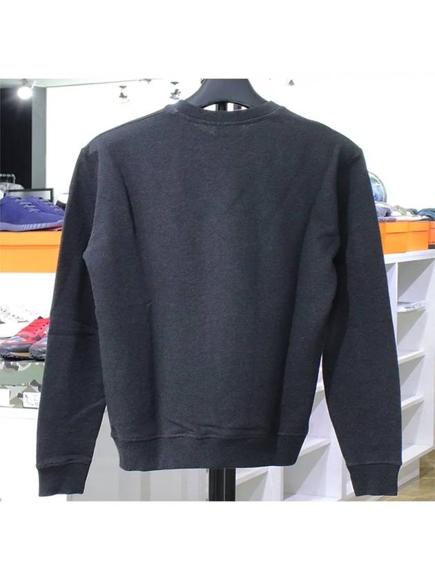 Luxury Saint Laurent Trending 2025 Logo Print Cotton Sweatshirt Grey