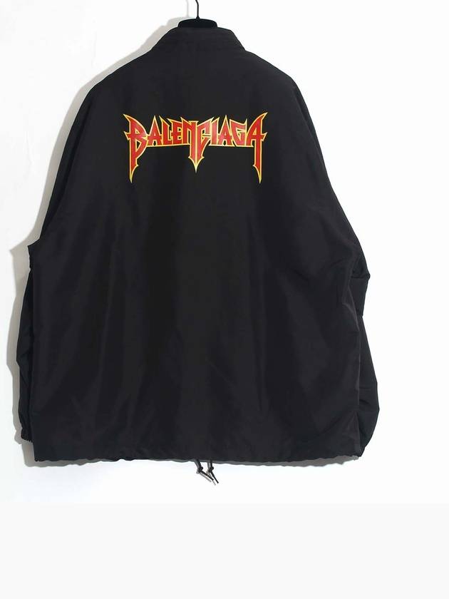 Luxury Balenciaga Trending 2025 Artwork Print Windbreak Black