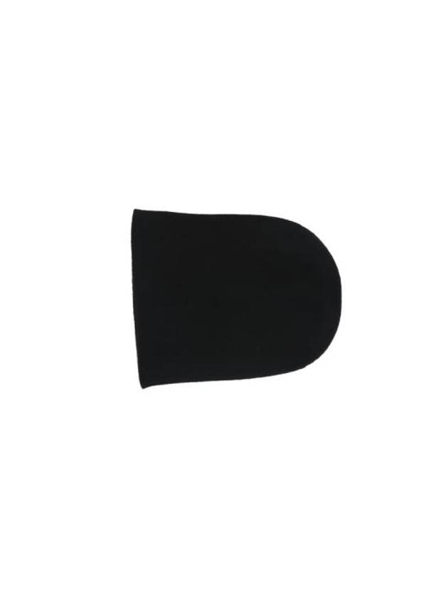 Luxury Saint Laurent Trending 2025 Logo Embroidered Cashmere Beanie Black