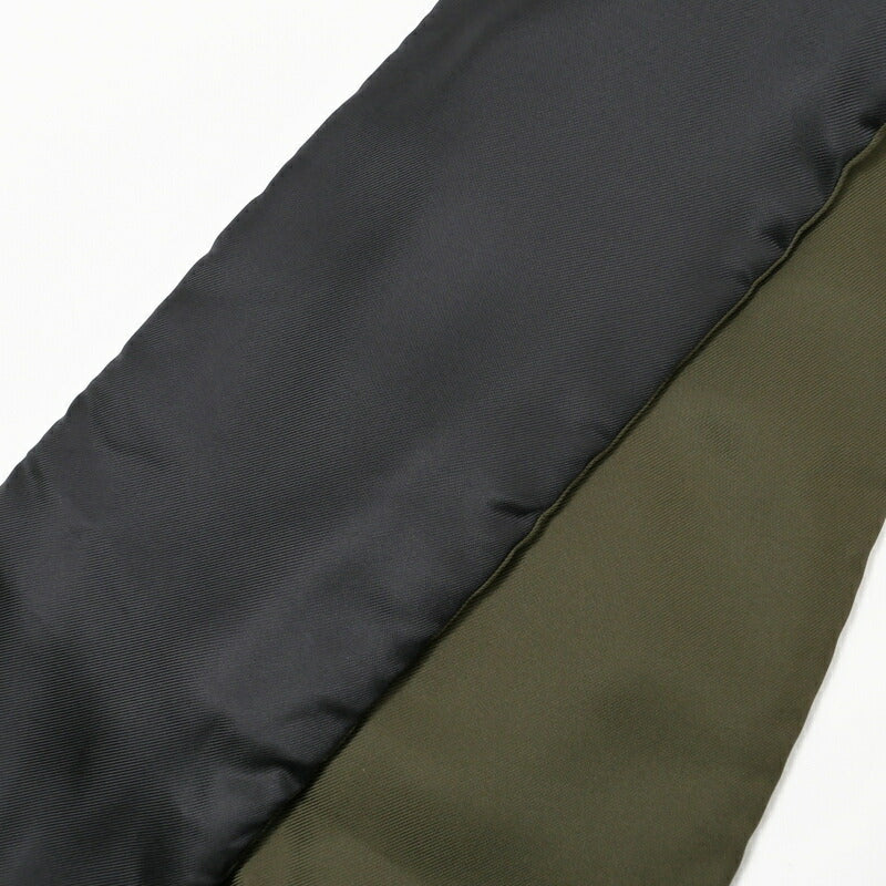 BURBERRY Scarf Silk, polyester/filling=batting black Long scarf Embroidered logo mens