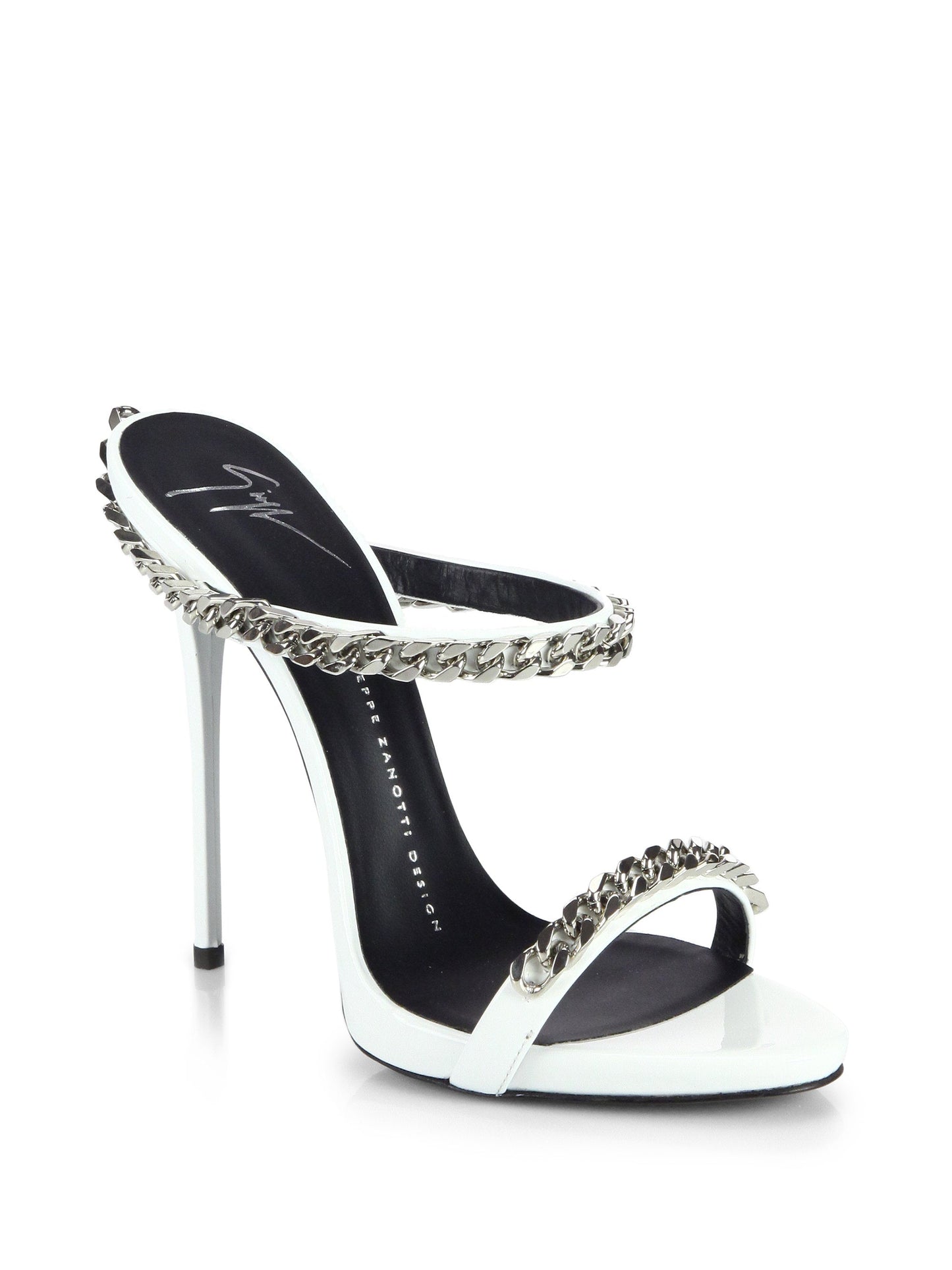 GIUSEPPE ZANOTTI CHAIN-LINK MULES