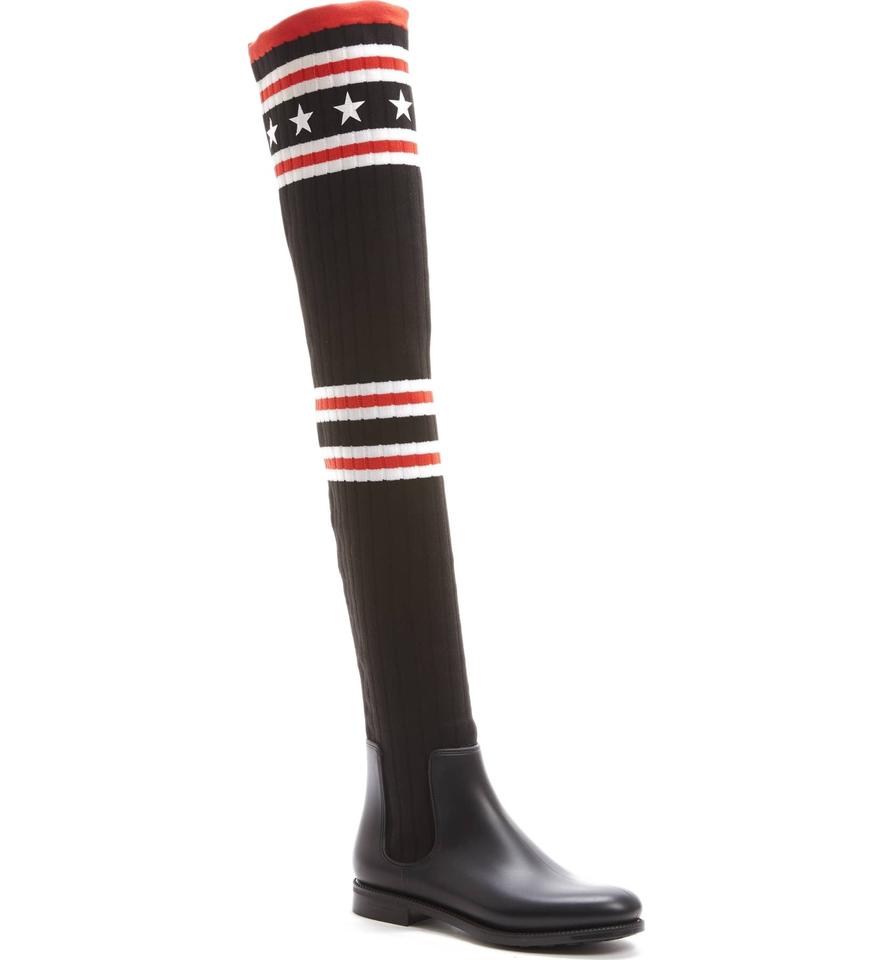 GIVENCHY STORM OVER THE KNEE RAIN BOOT