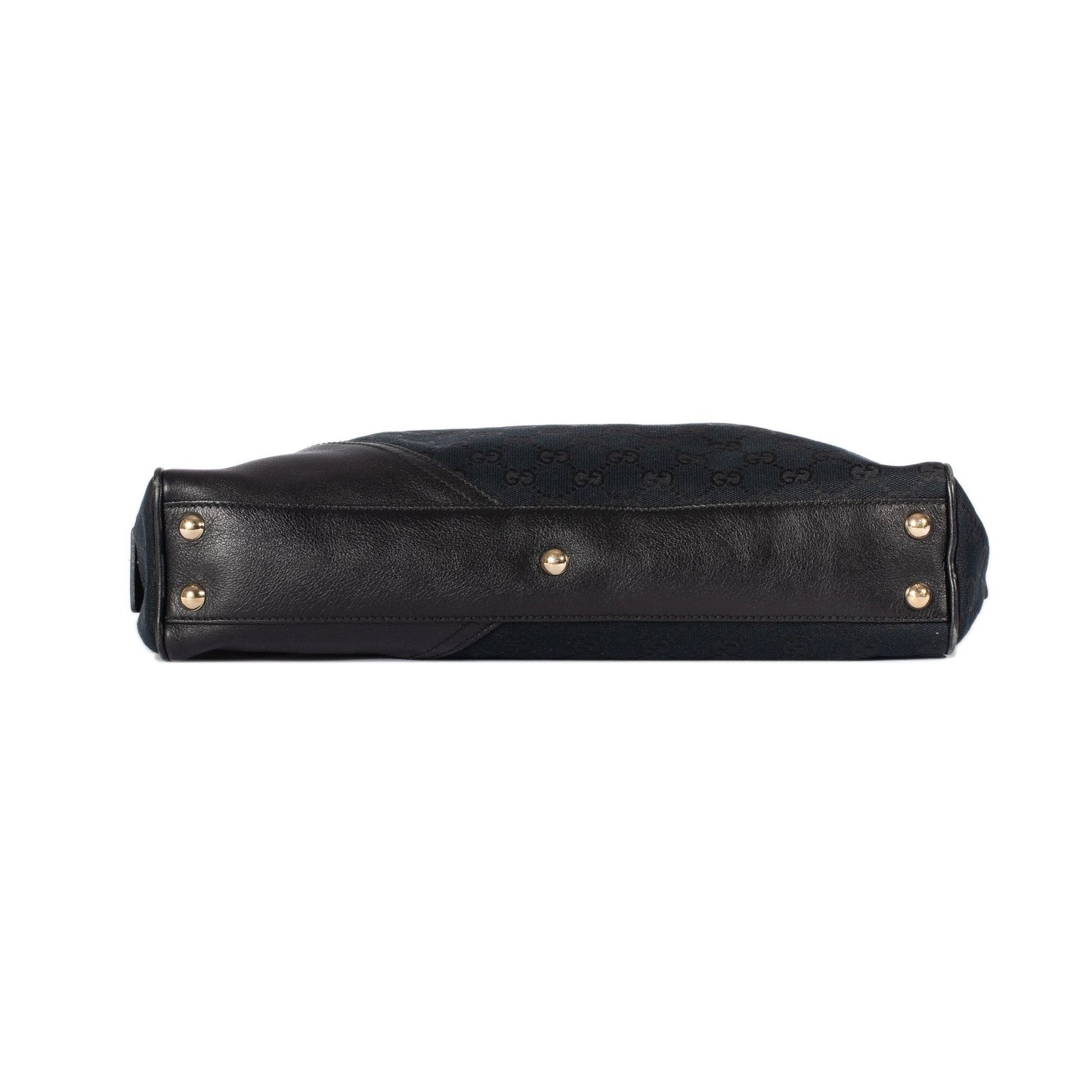 Gucci Black GG Canvas Britt Bag