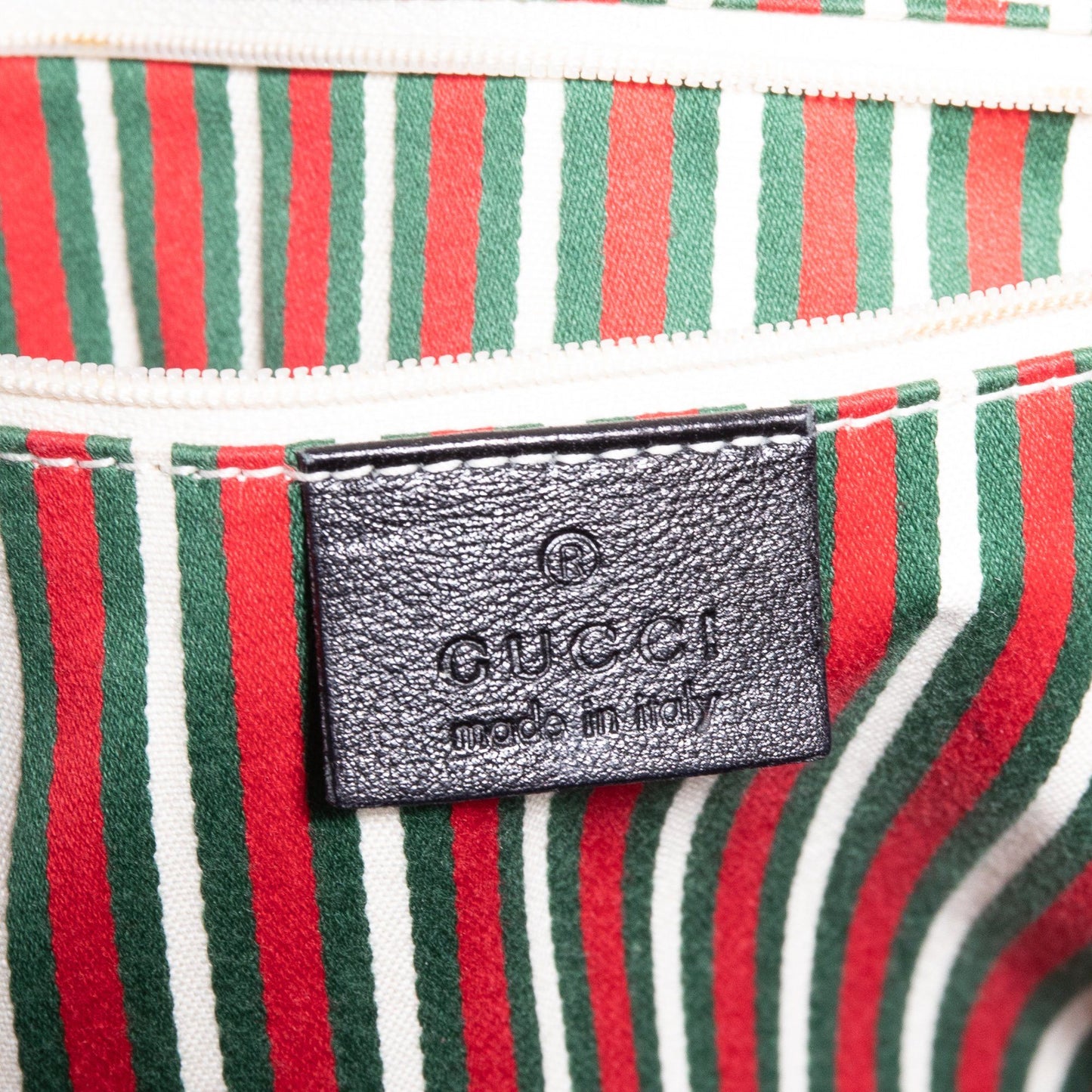 Gucci Black GG Canvas Britt Bag