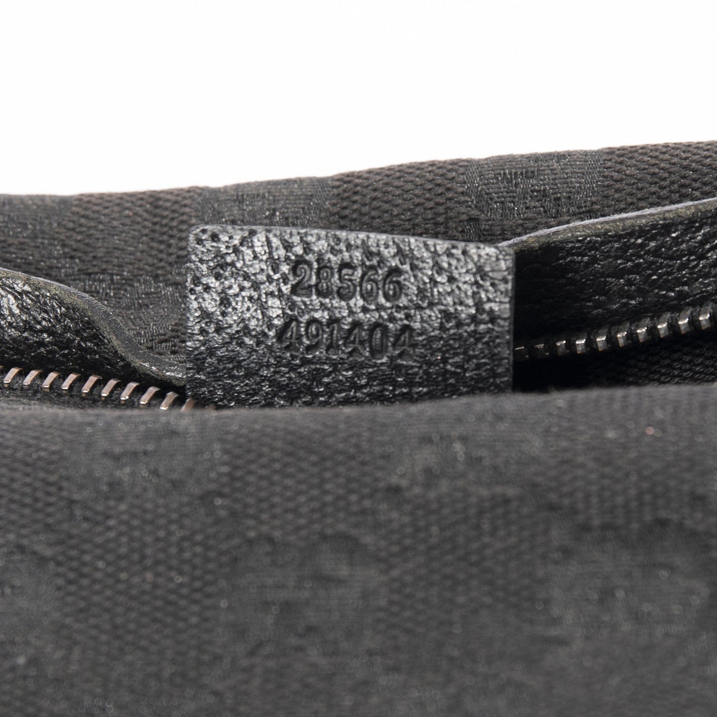 Gucci Black GG Canvas Waist Bag