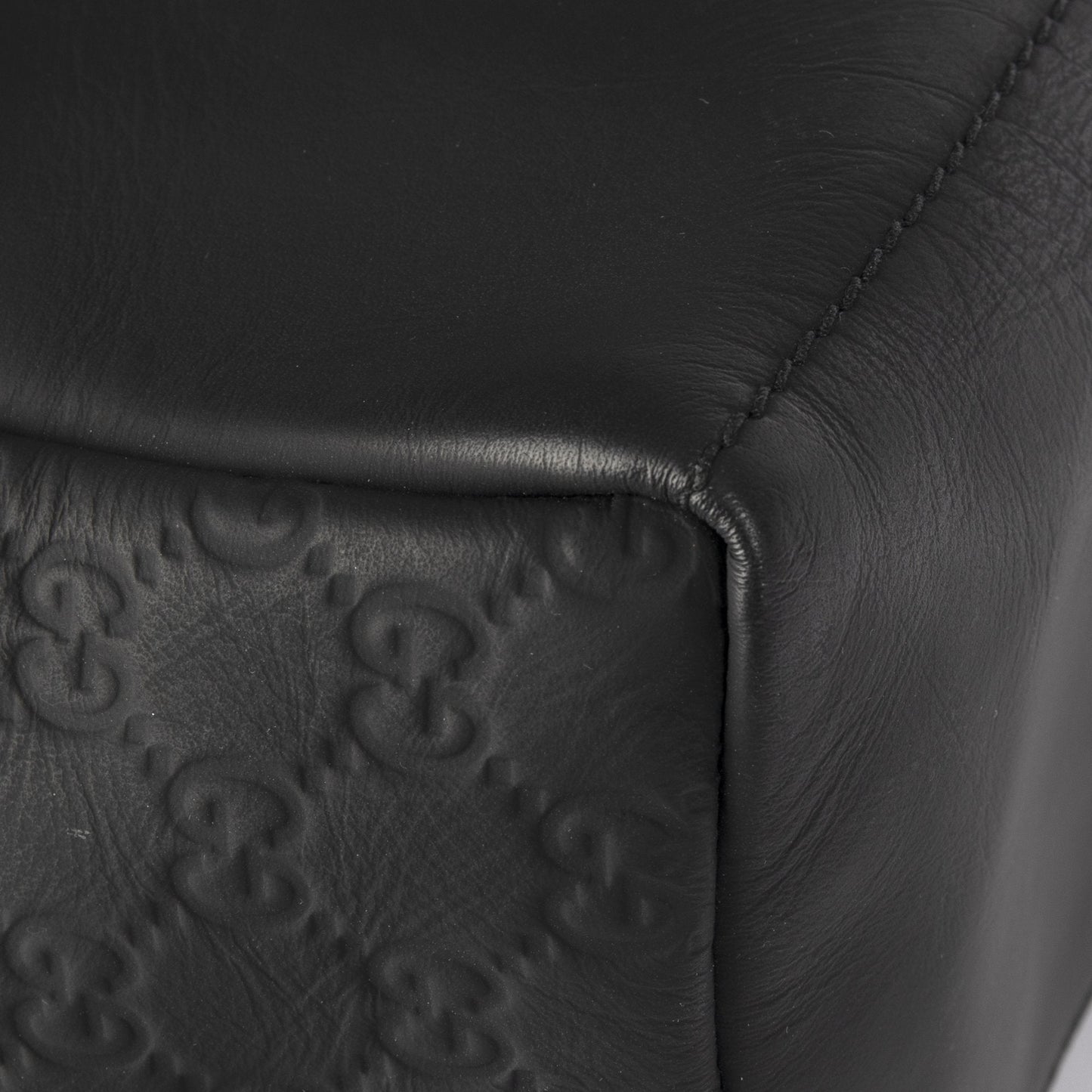 Gucci Black Guccissima Leather Backpack