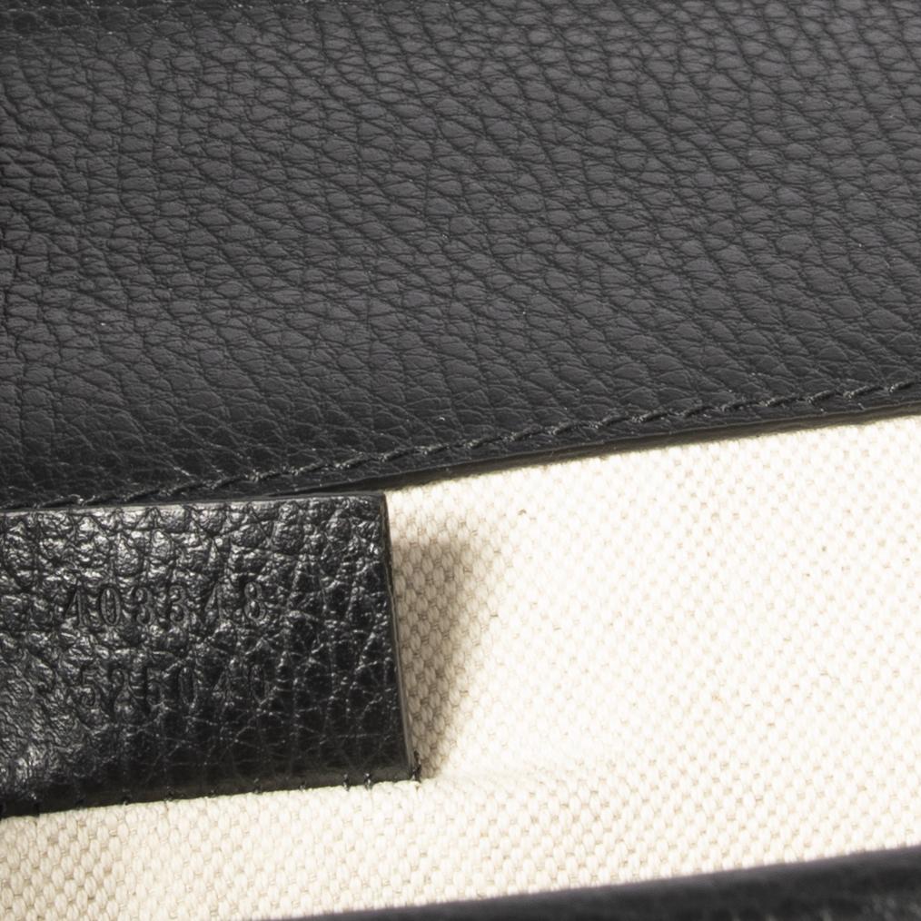 Gucci Black Leather Dionysus Medium Shoulder Bag