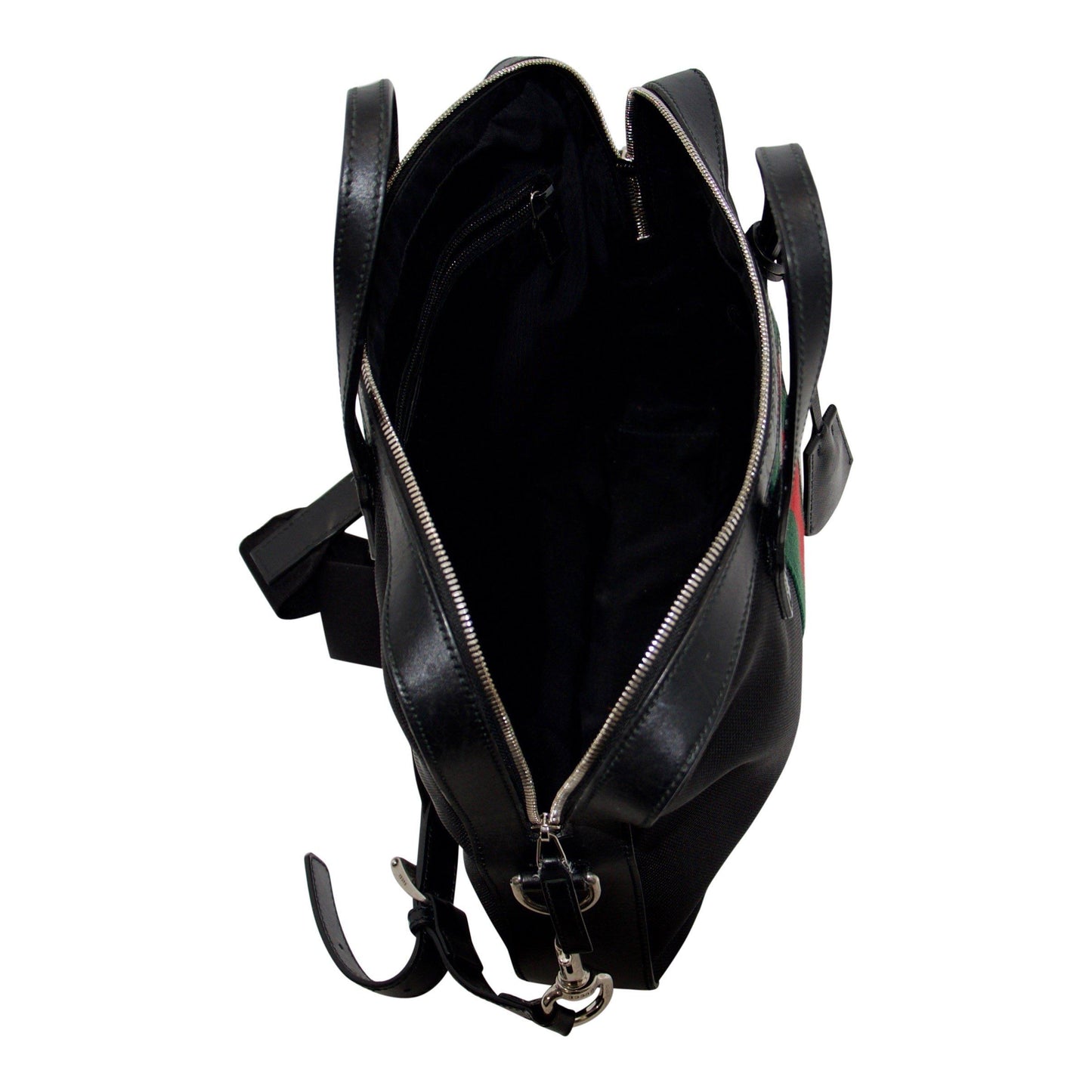 Gucci Black Web Briefcase
