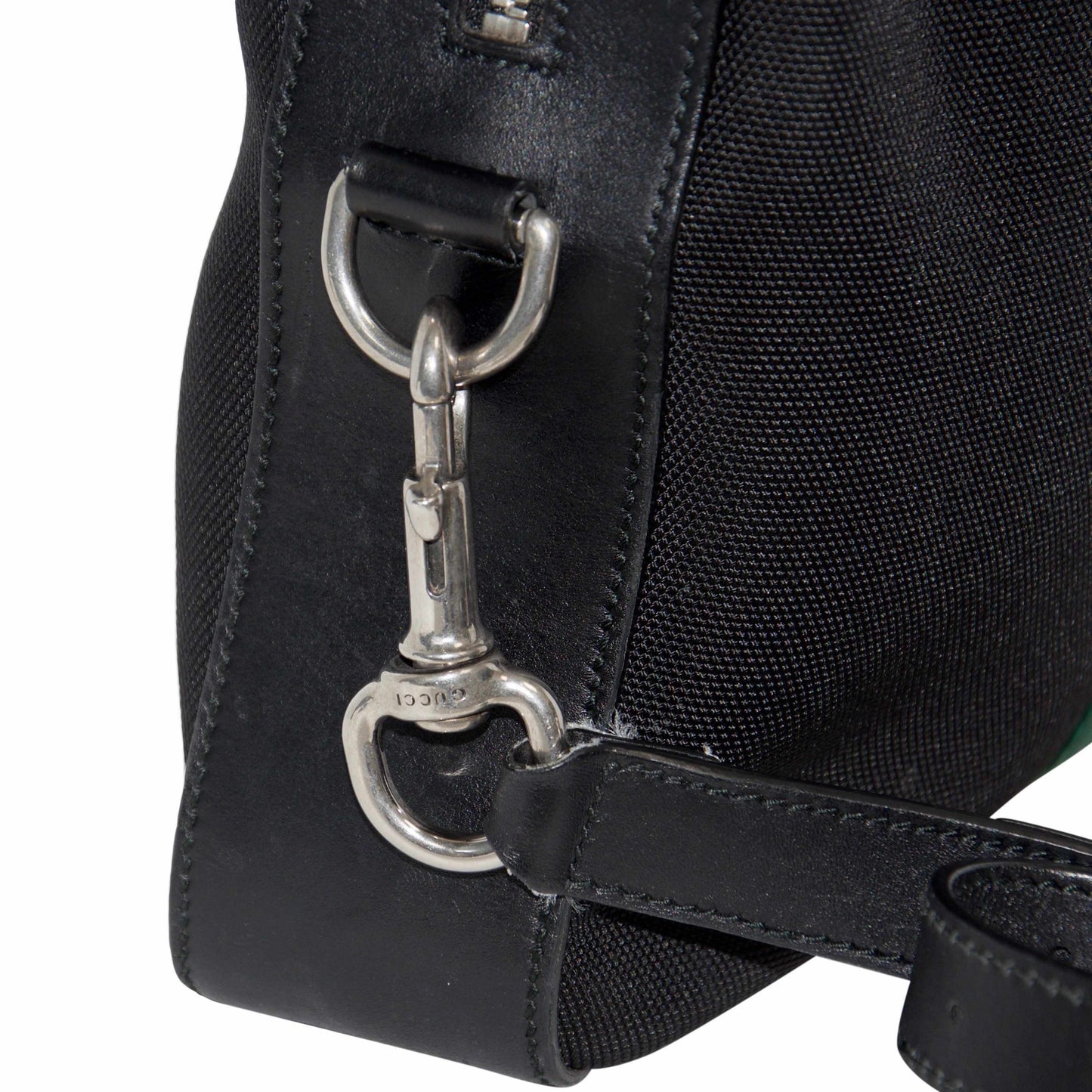 Gucci Black Web Briefcase