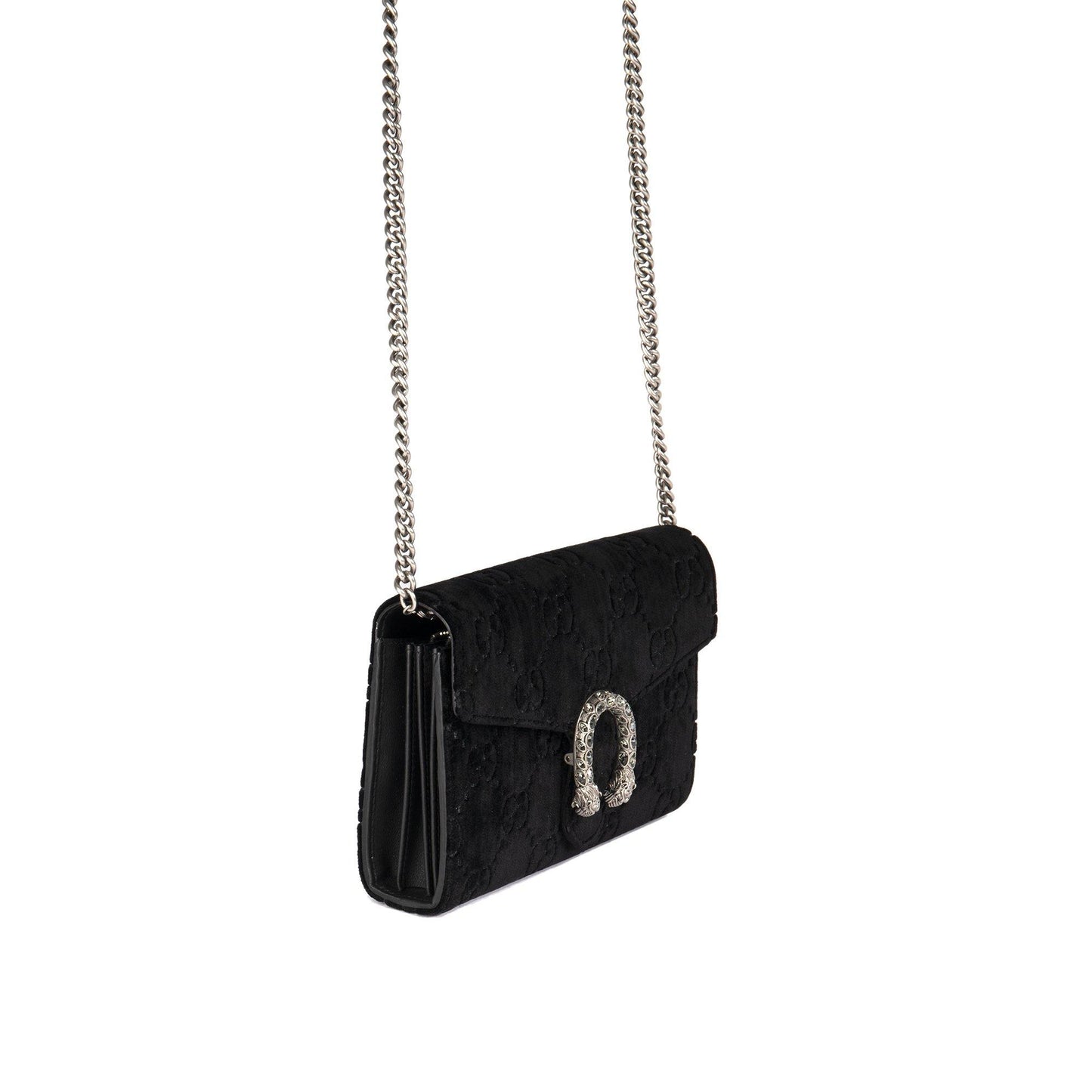 Gucci Dionysus GG Velvet Mini Wallet on Chain
