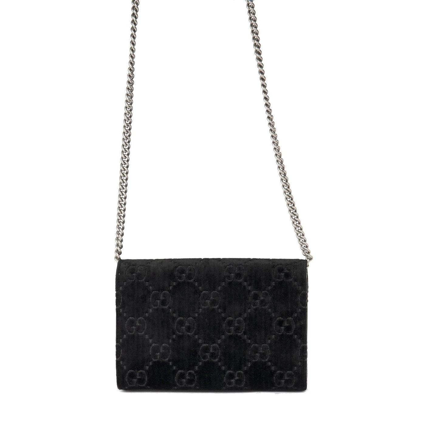 Gucci Dionysus GG Velvet Mini Wallet on Chain