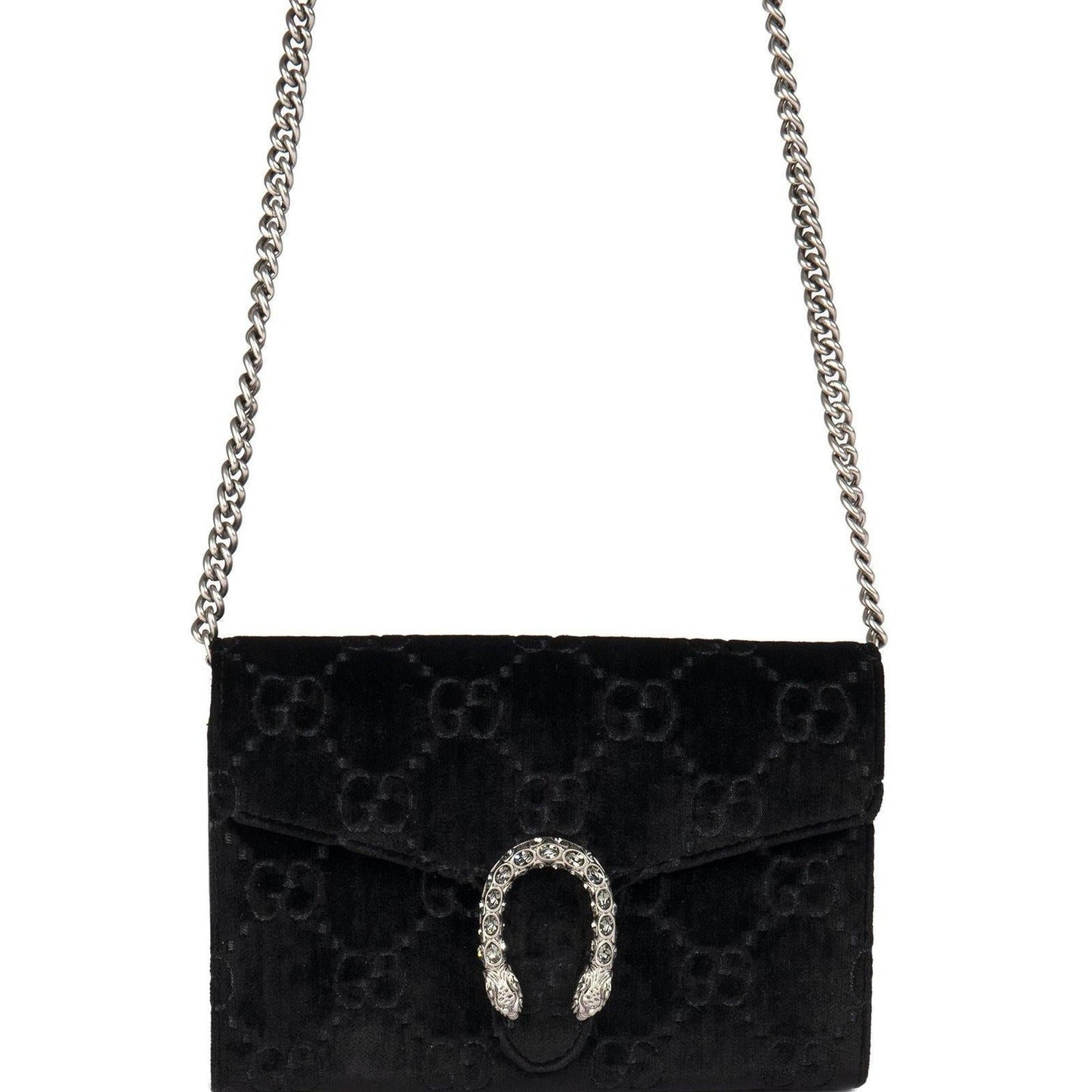Gucci Dionysus GG Velvet Mini Wallet on Chain