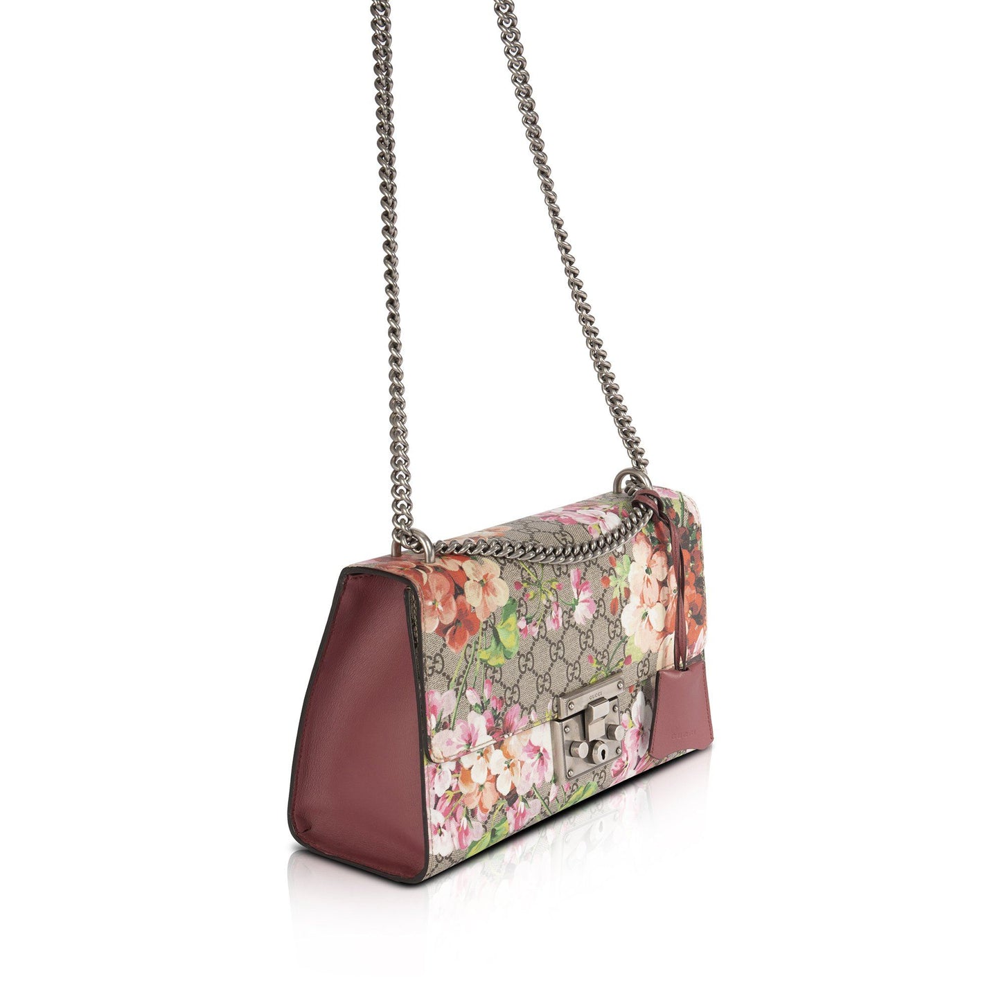 Gucci GG Blooms Medium Padlock Shoulder Bag