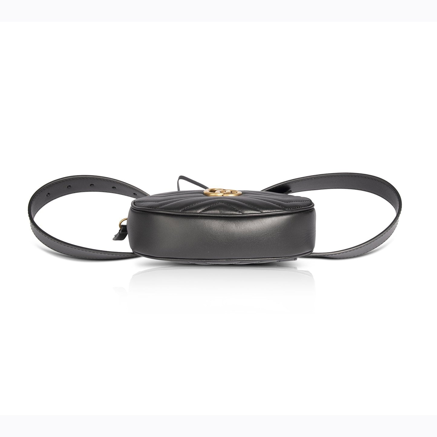 Gucci GG Marmont Matelasse Leather Belt Bag