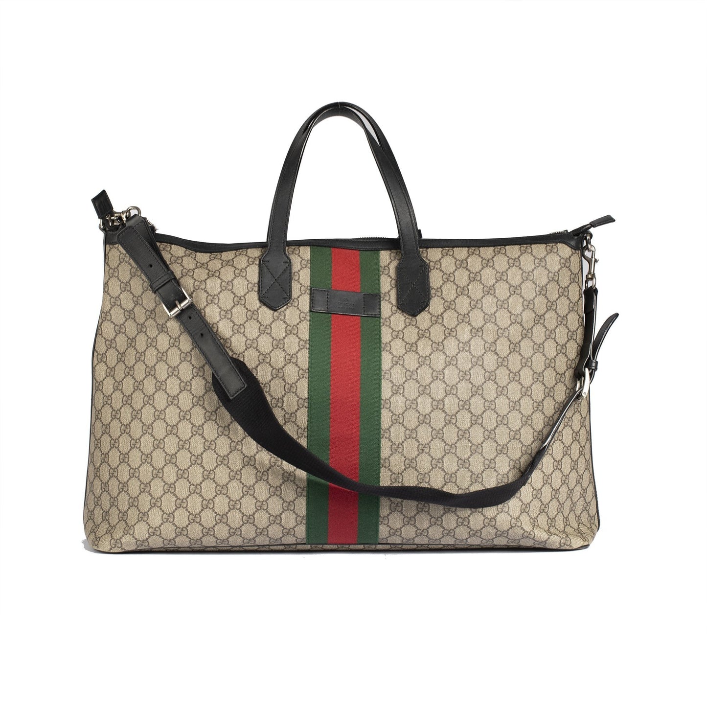 Gucci GG Supreme Web Duffle Bag