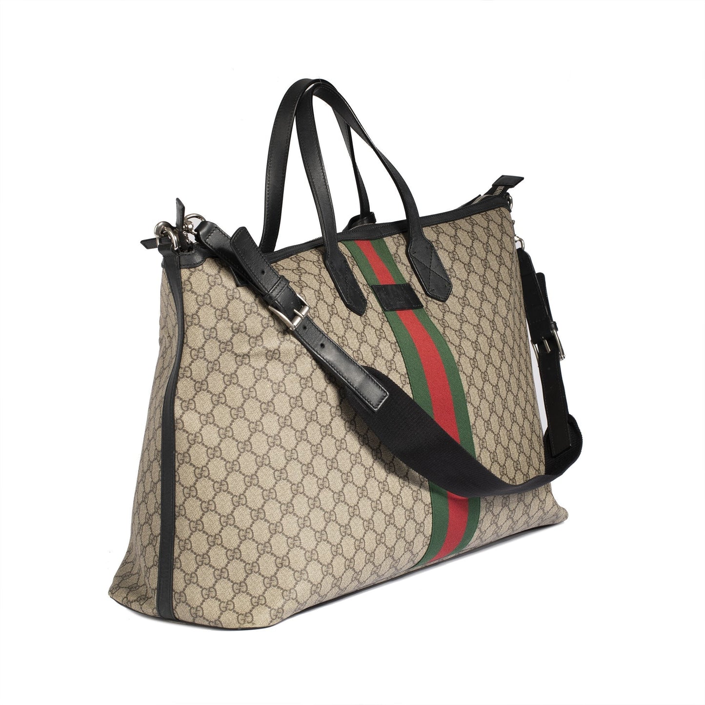 Gucci GG Supreme Web Duffle Bag
