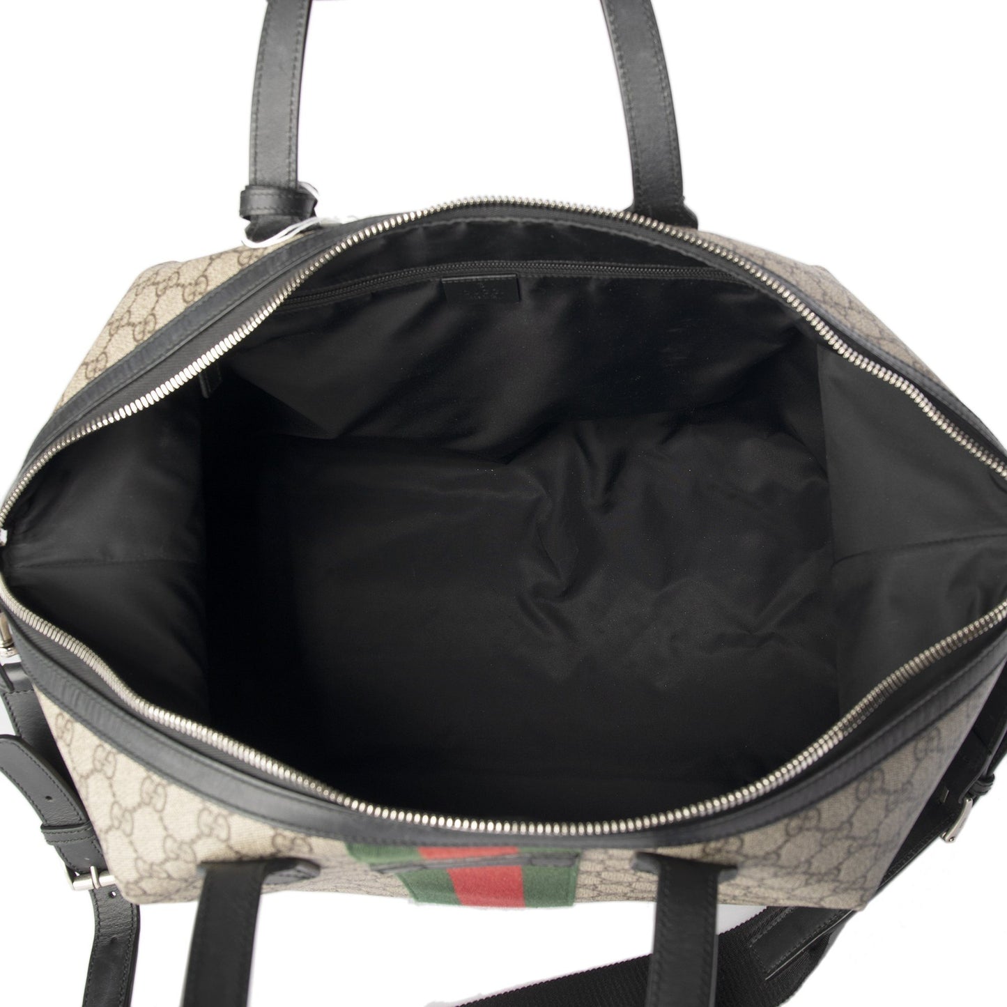 Gucci GG Supreme Web Duffle Bag