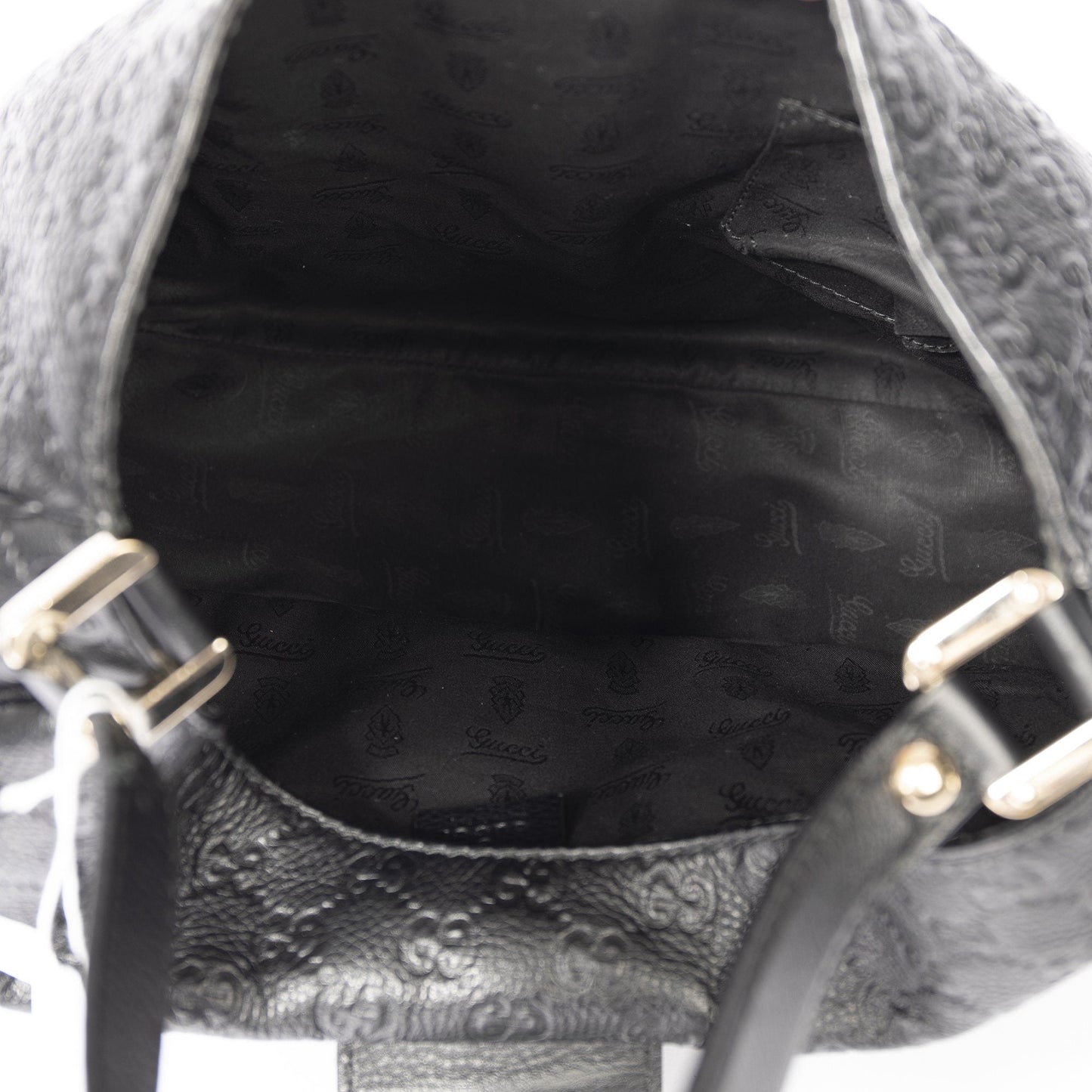 Gucci Guccissima Leather New Ladies Web Hobo