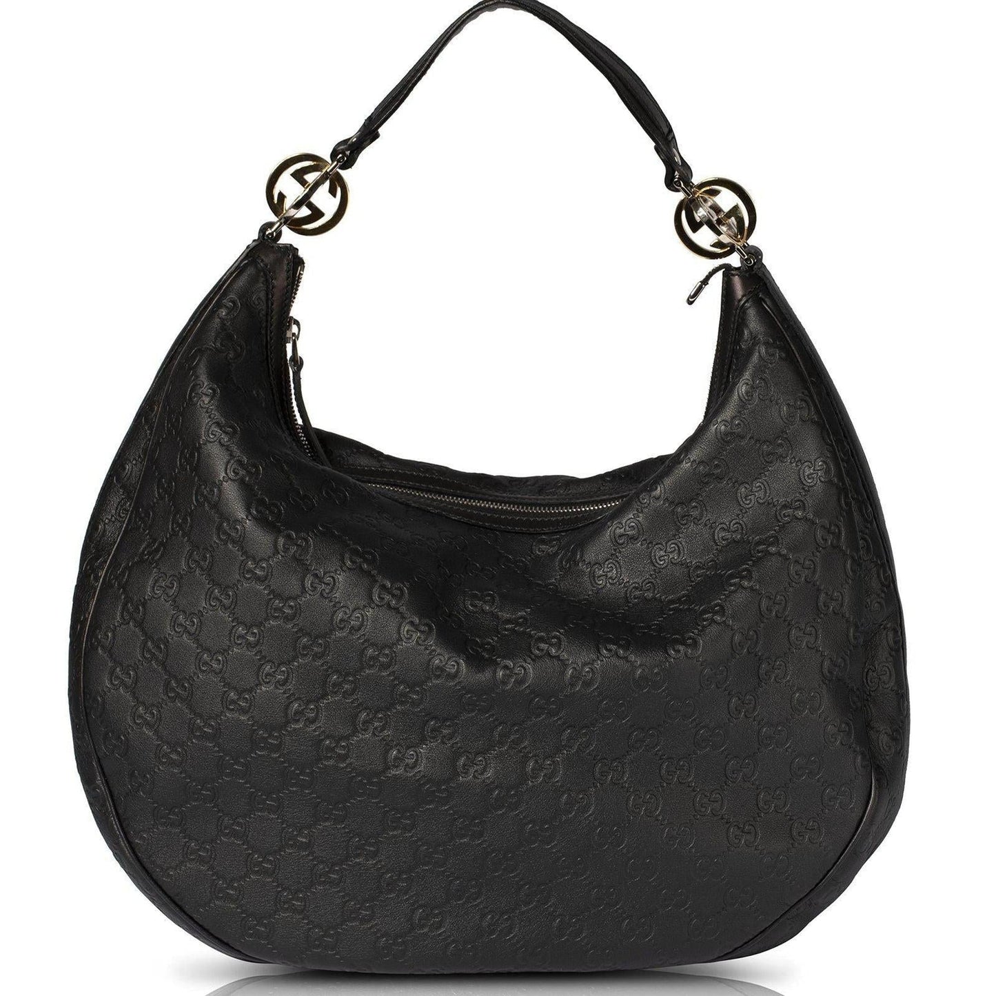 Gucci Guccissima Leather Signature Twins Hobo