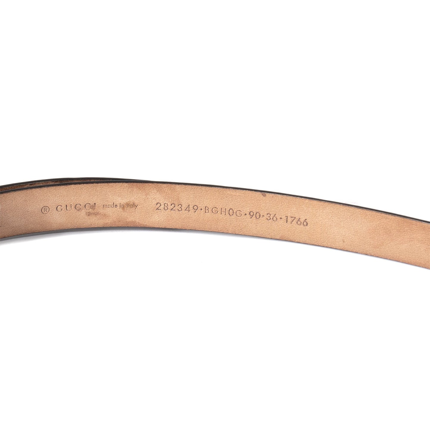 Gucci Horsebit Skinny Leather Belt