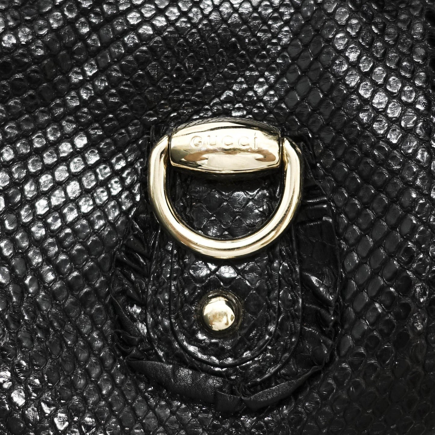 Gucci Large Python Sabrina Hobo
