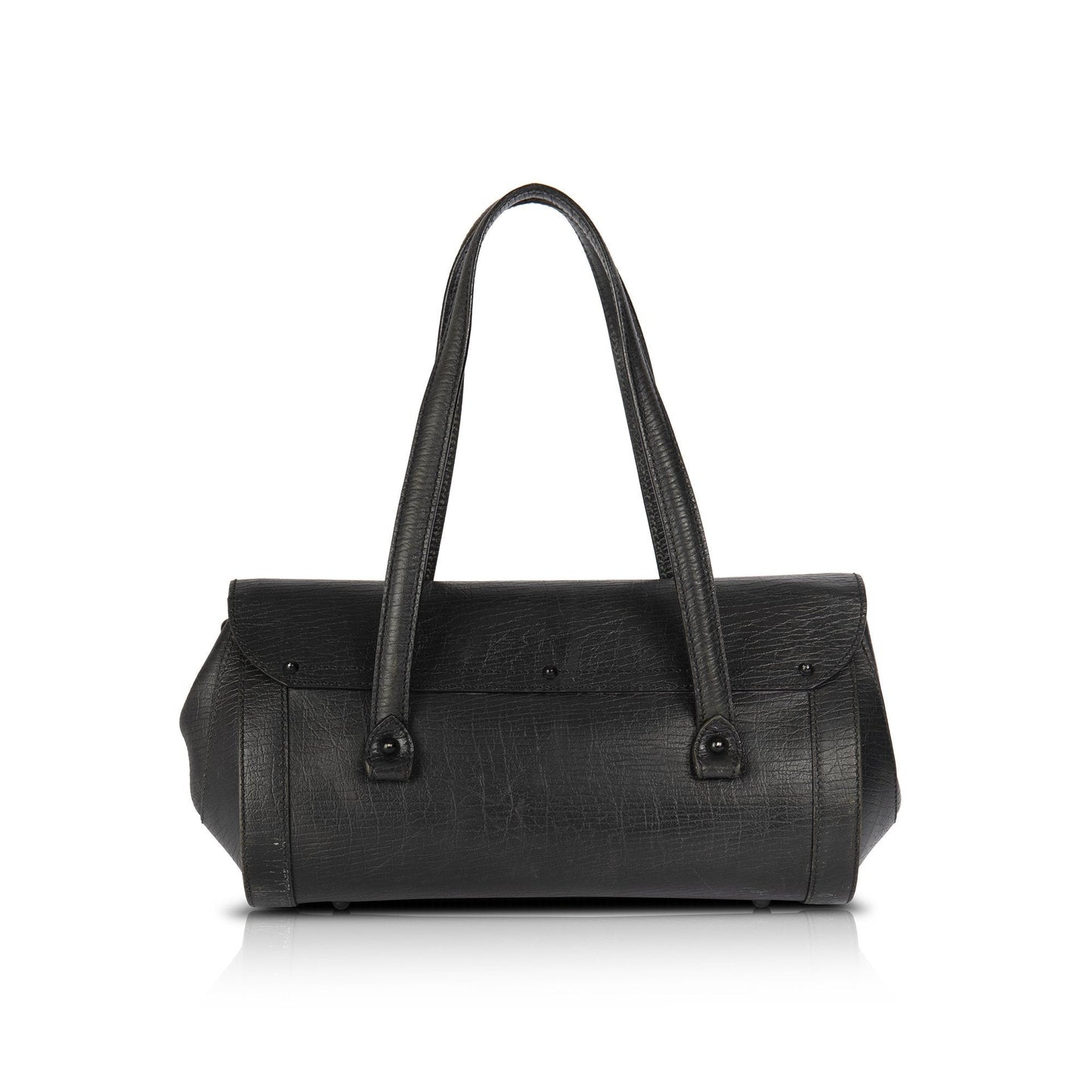 Gucci Leather Bamboo Bullet Bag