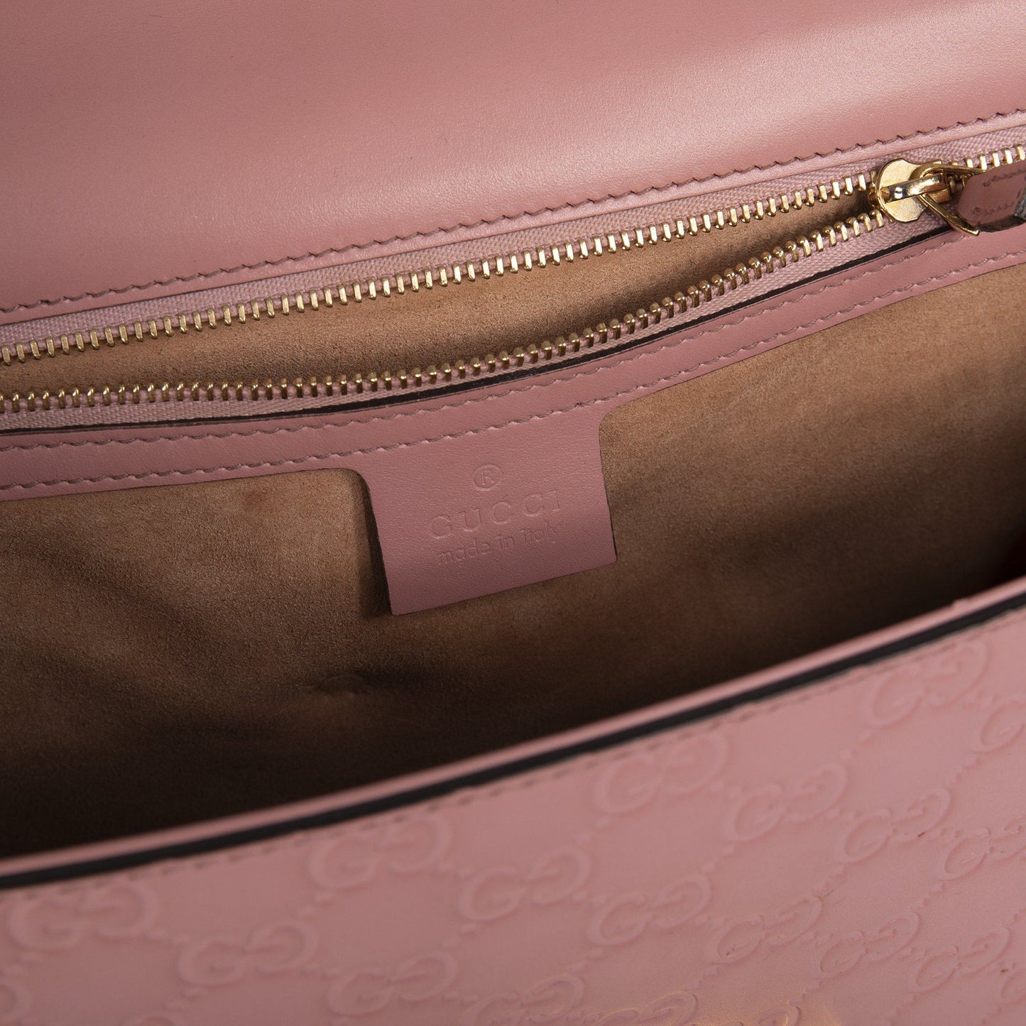Gucci Medium Signature Padlock Shoulder Bag