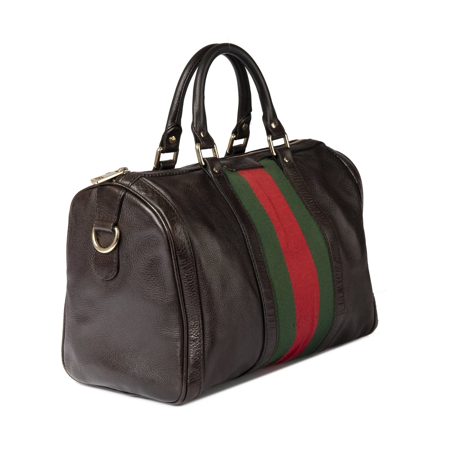 Gucci Medium Web Original Boston Bag