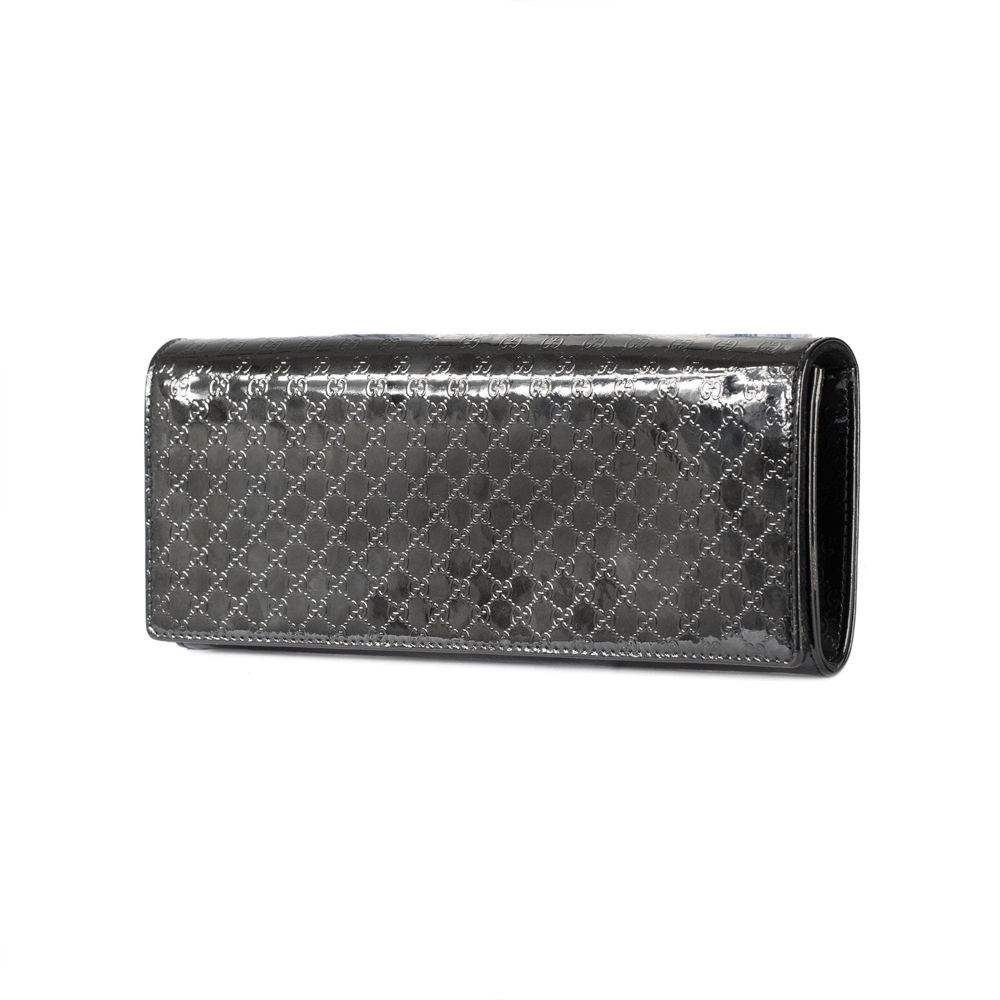 Gucci Microguccissima Patent Leather Broadway Clutch