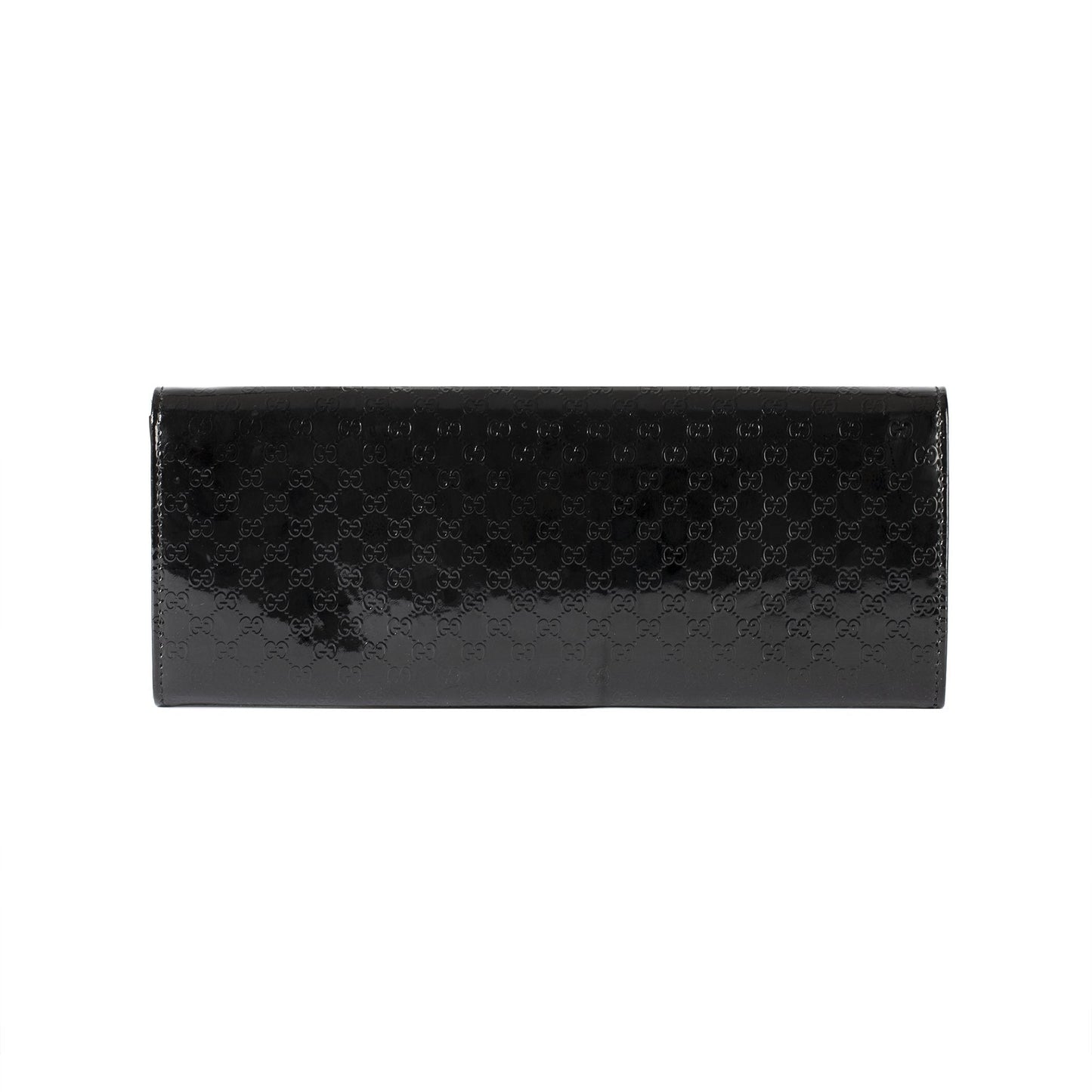 Gucci Microguccissima Patent Leather Broadway Clutch