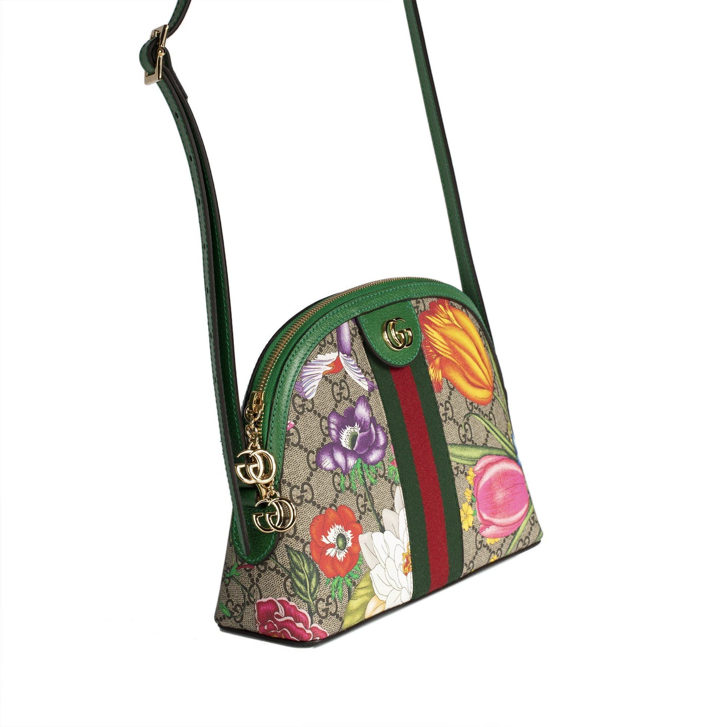 Gucci Ophidia GG Flora Small Shoulder Bag