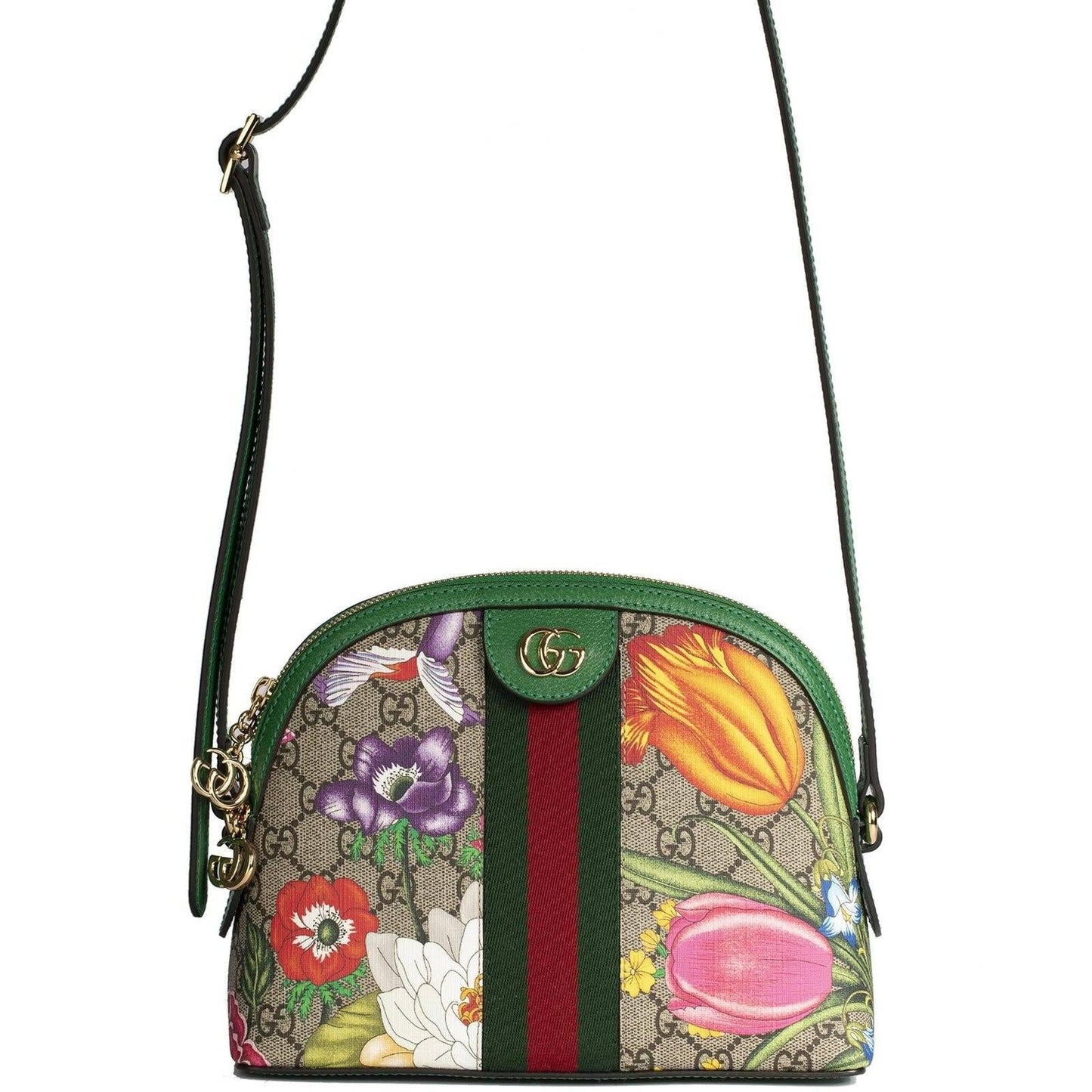 Gucci Ophidia GG Flora Small Shoulder Bag