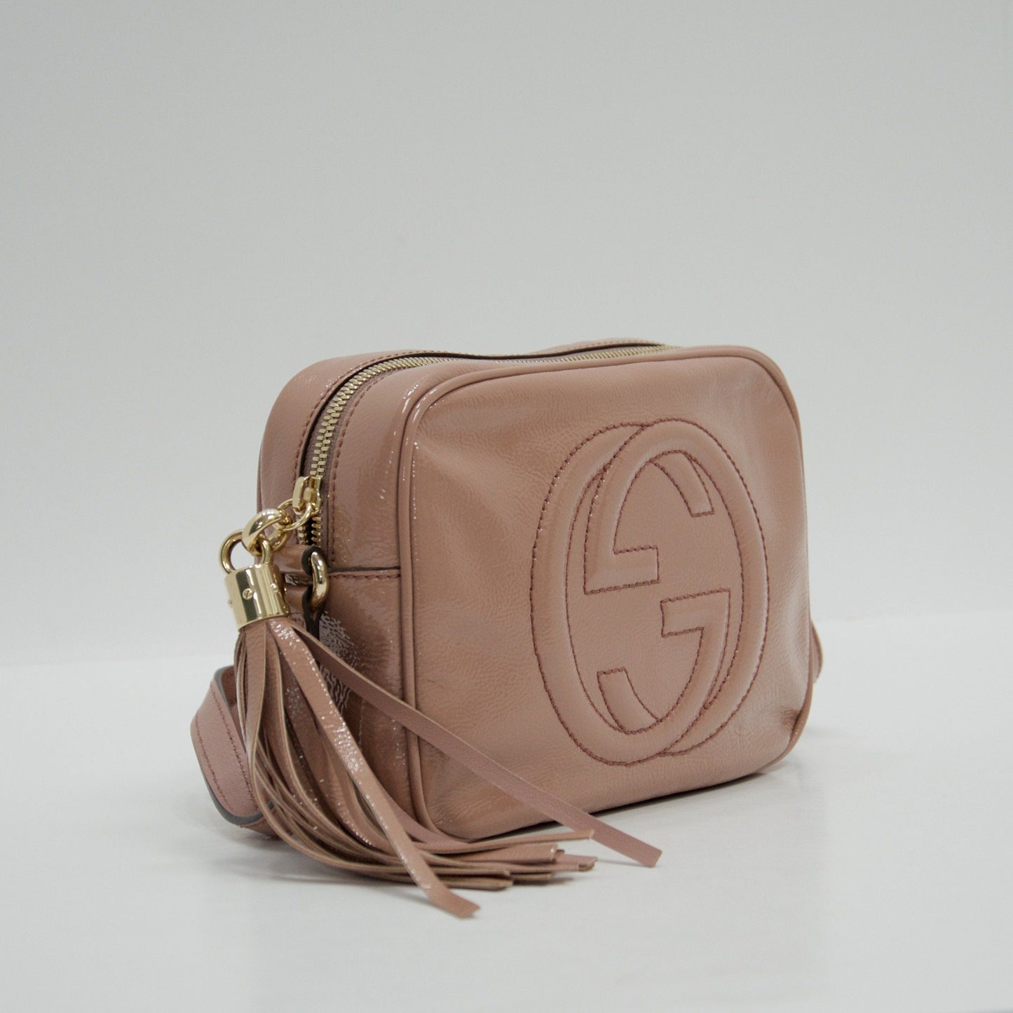 Gucci Patent Soho Disco Crossbody Bag