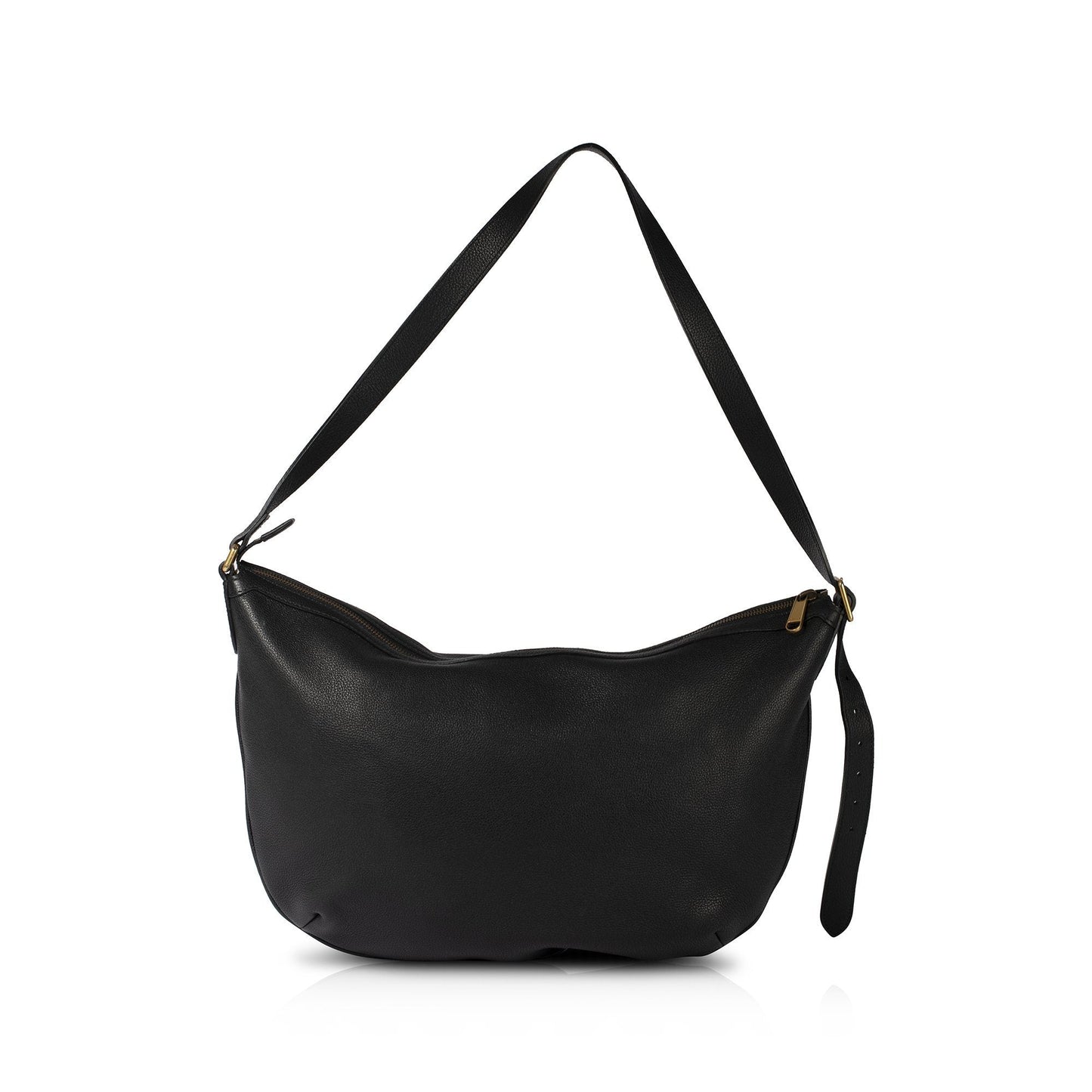 Gucci Print Large Half-Moon Hobo