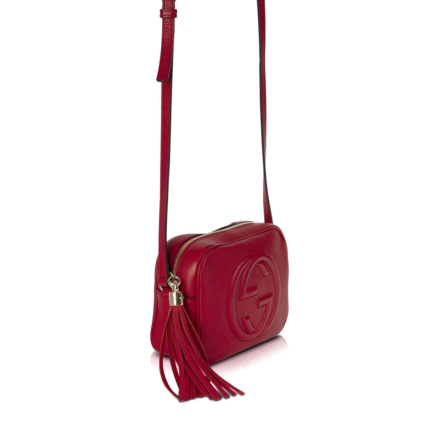 Gucci Red Soho Disco Crossbody Bag