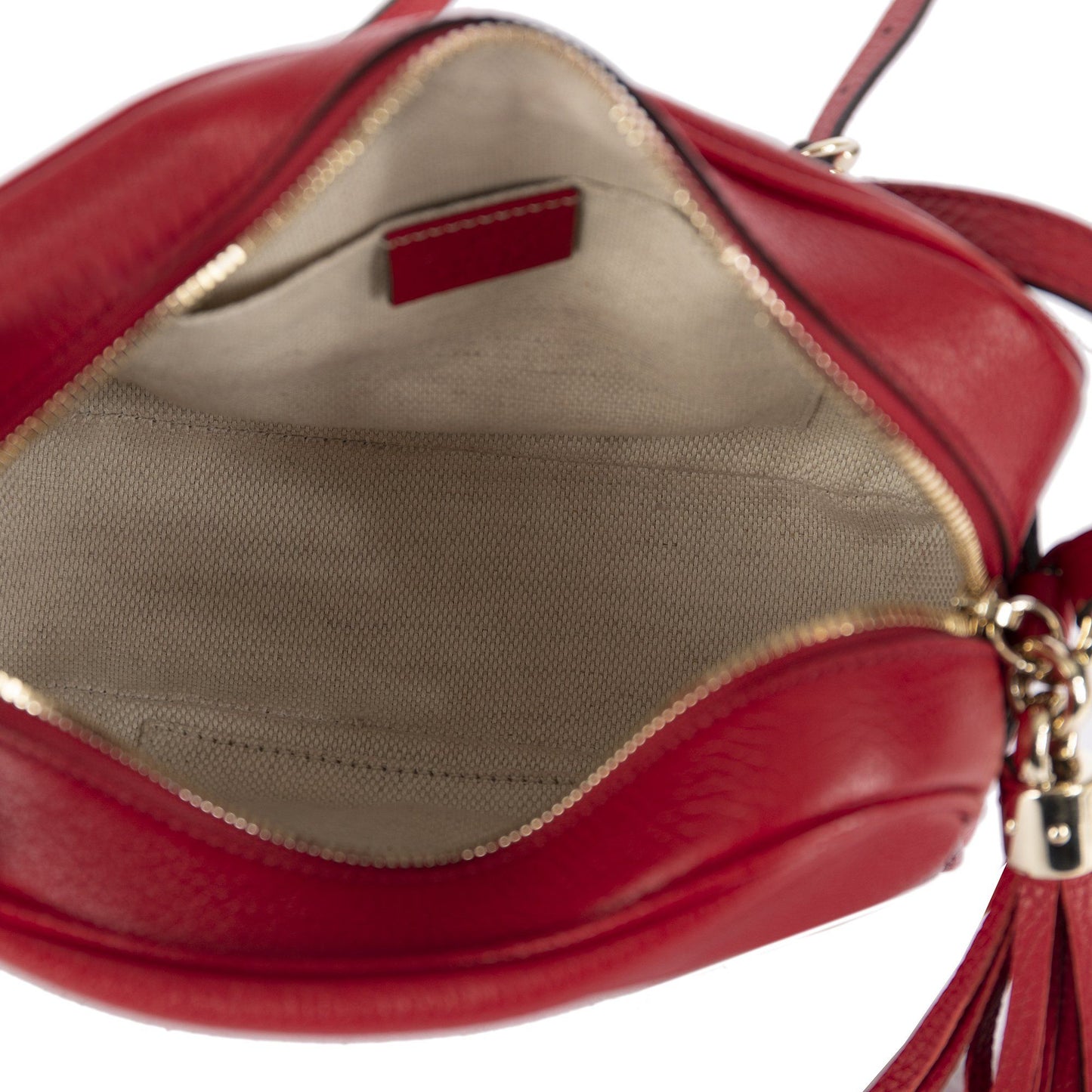 Gucci Red Soho Disco Crossbody Bag