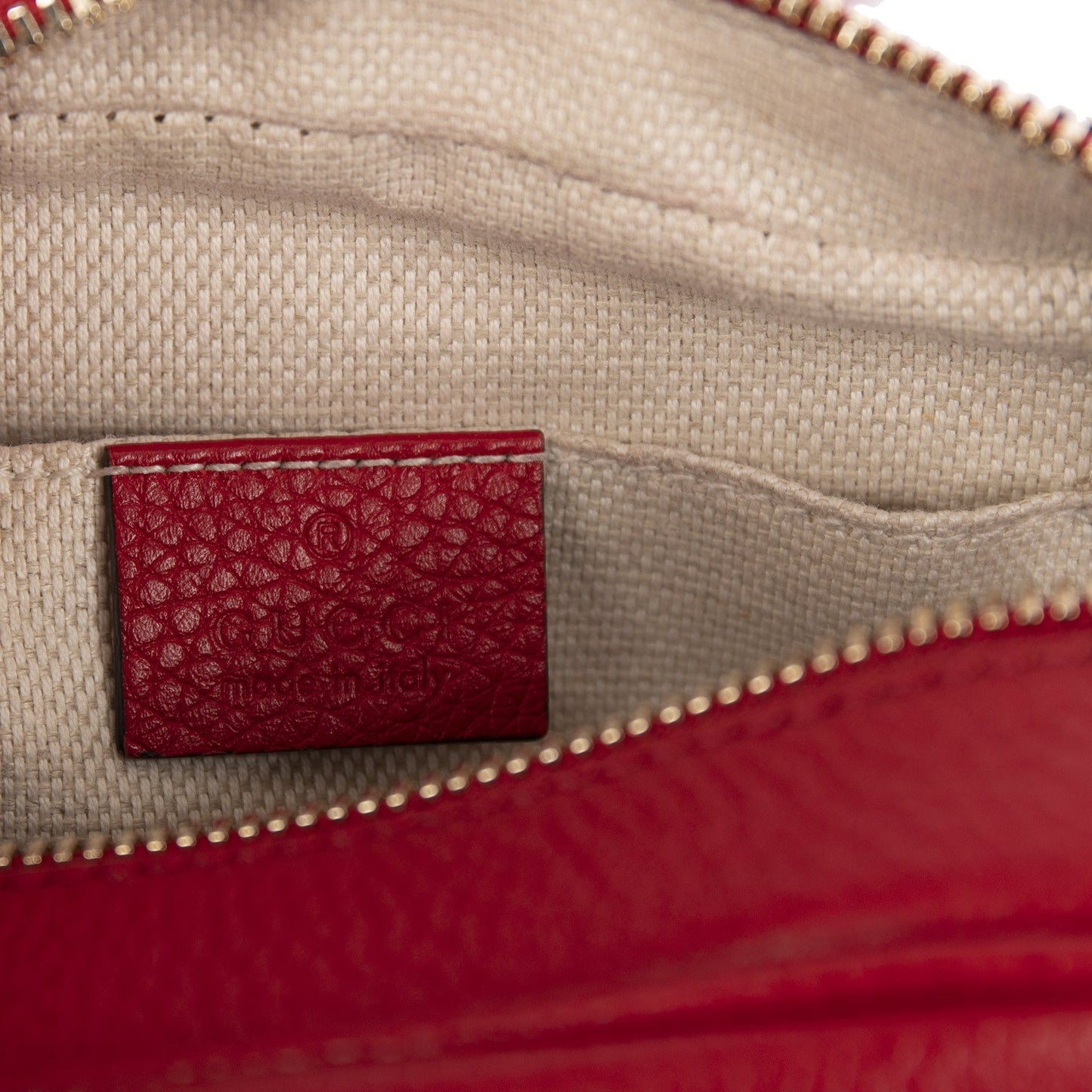Gucci Red Soho Disco Crossbody Bag