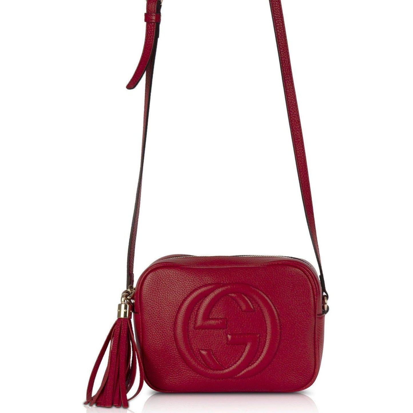 Gucci Red Soho Disco Crossbody Bag
