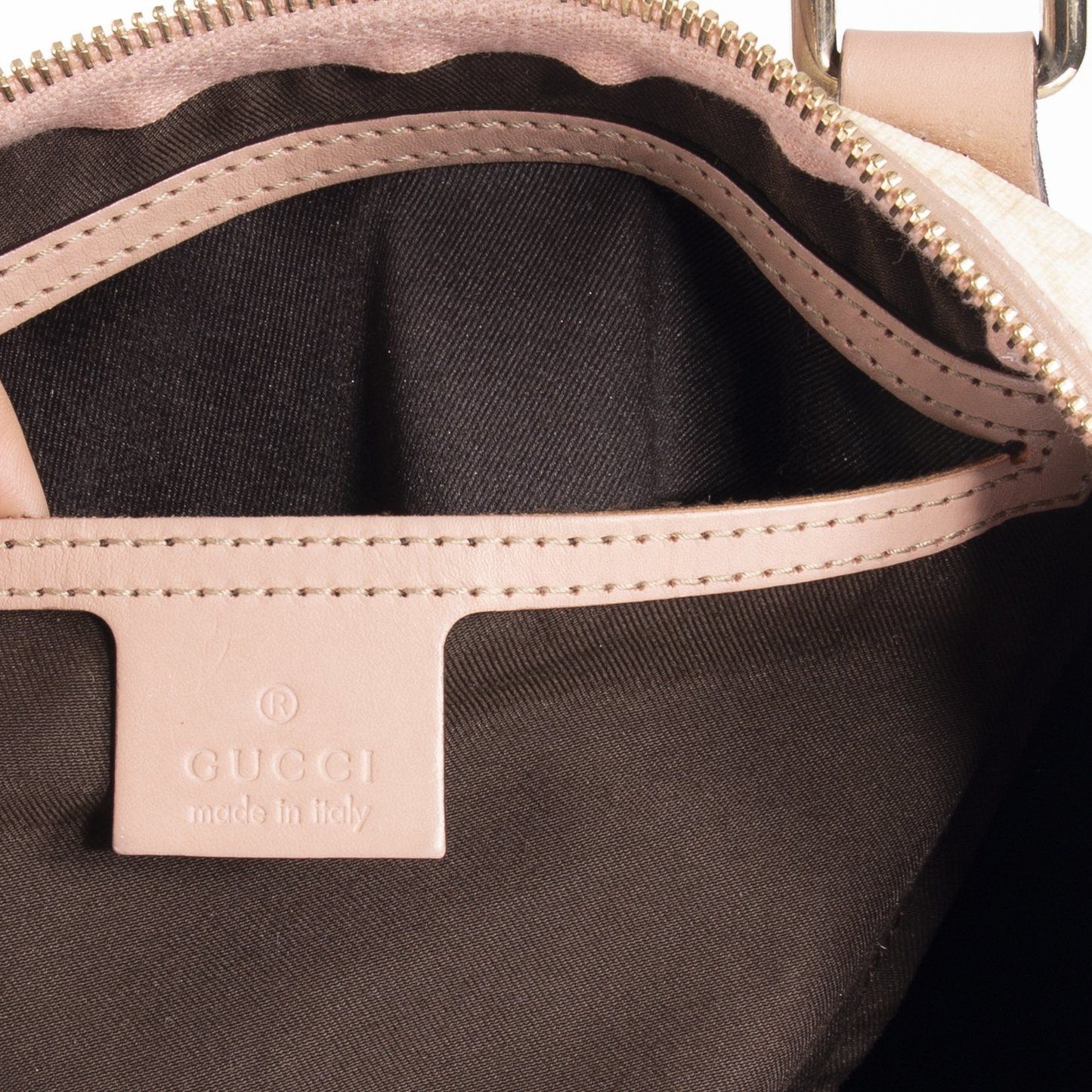 Gucci Script Web GG Canvas Boston Bag