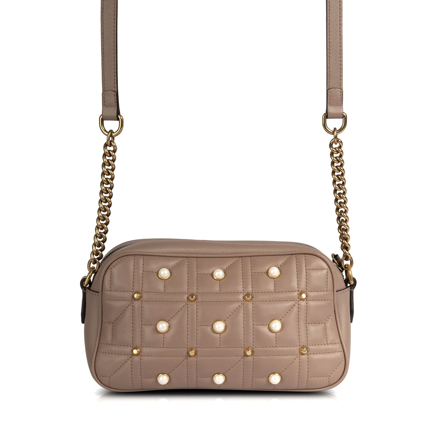 Gucci Small GG Pearly Marmont Shoulder Bag