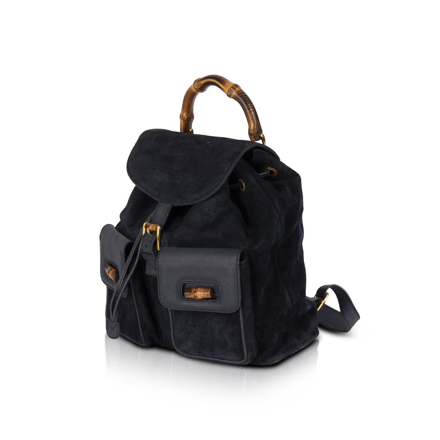 Gucci Vintage Bamboo Backpack