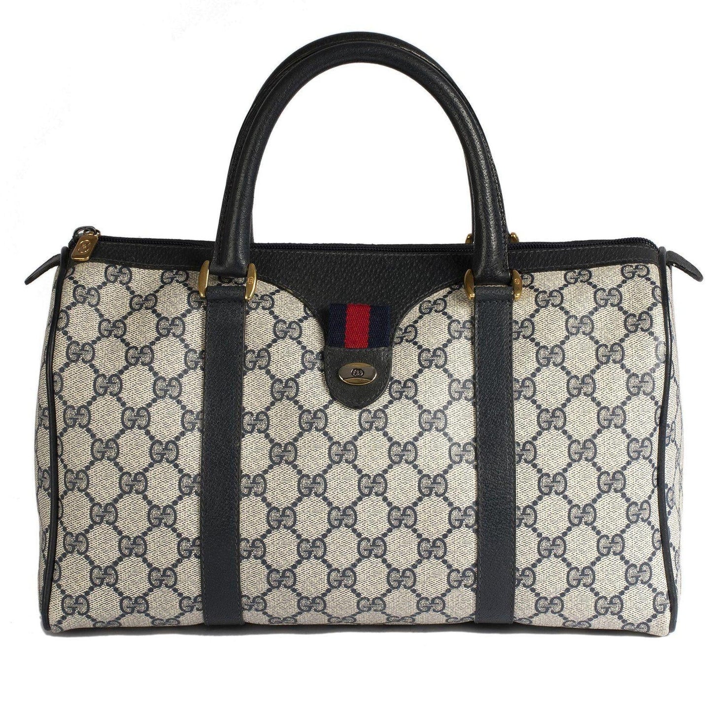 Gucci Vintage GG Plus Boston Bag