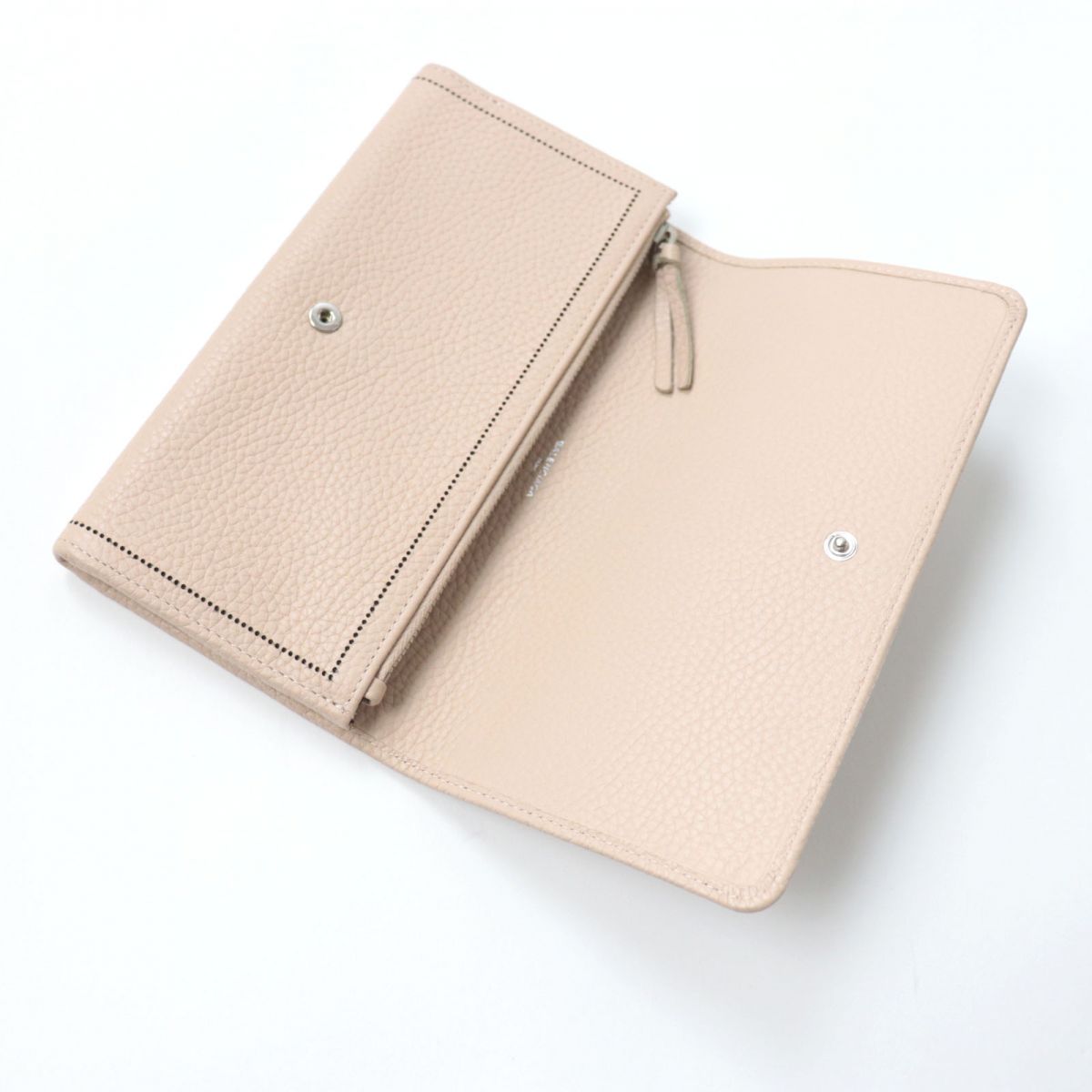 BALENCIAGA Long Wallet Purse Main: Leather pink beige Women