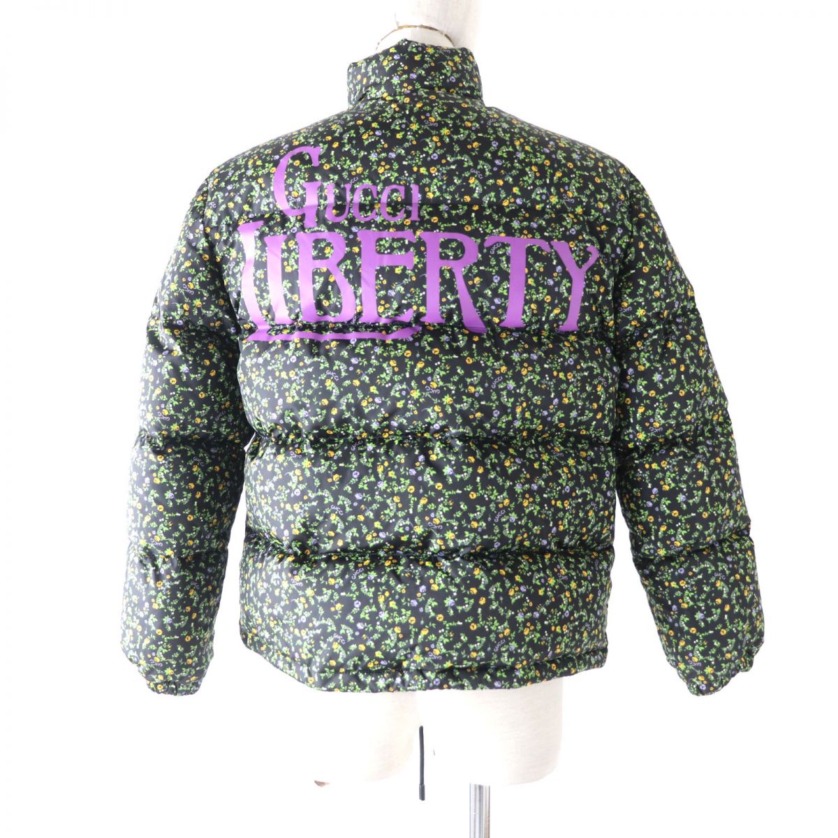 GUCCI Down jacket Outer: 100% nylon, Filling: 90% down, Filling: 10% feather, Part: 100% polyester multicolor Women 38